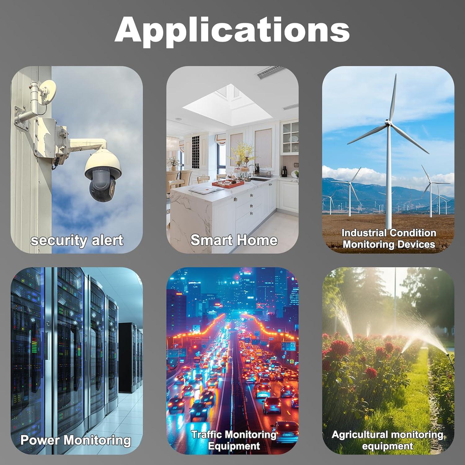 Antena Celular 4G YovKiss 30cm 5dBi Fibra de Vidrio