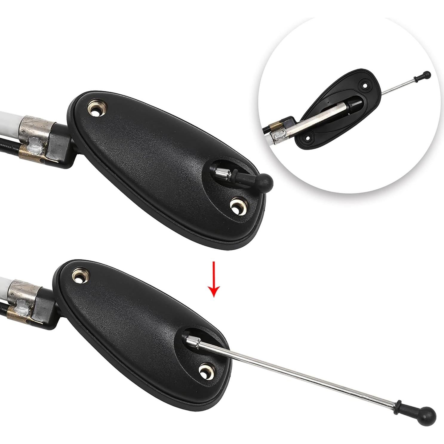 Antena de Coche X AUTOHAUX Retráctil AM FM para Honda Civic 92-00