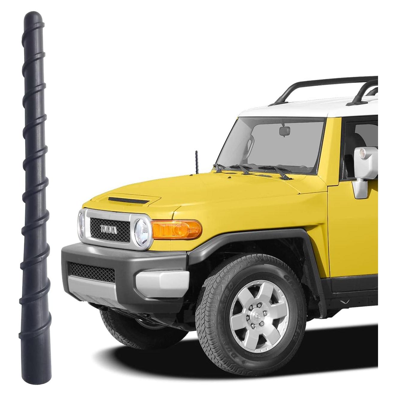 Antena de goma espiral flexible RooFox 17.8 cm para Toyota