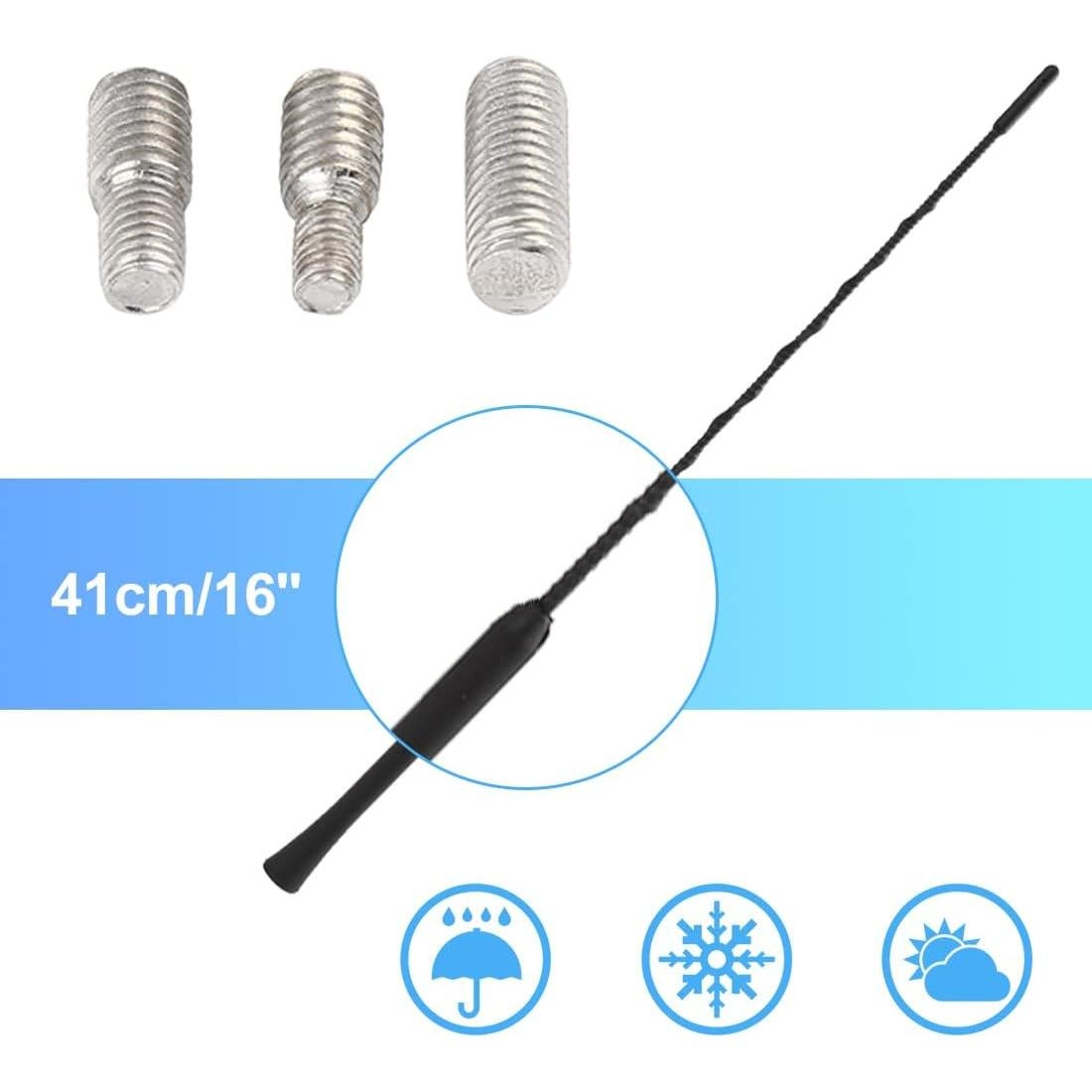 Antena de Coche Universal X AUTOHAUX 40.5cm AM FM Flexible