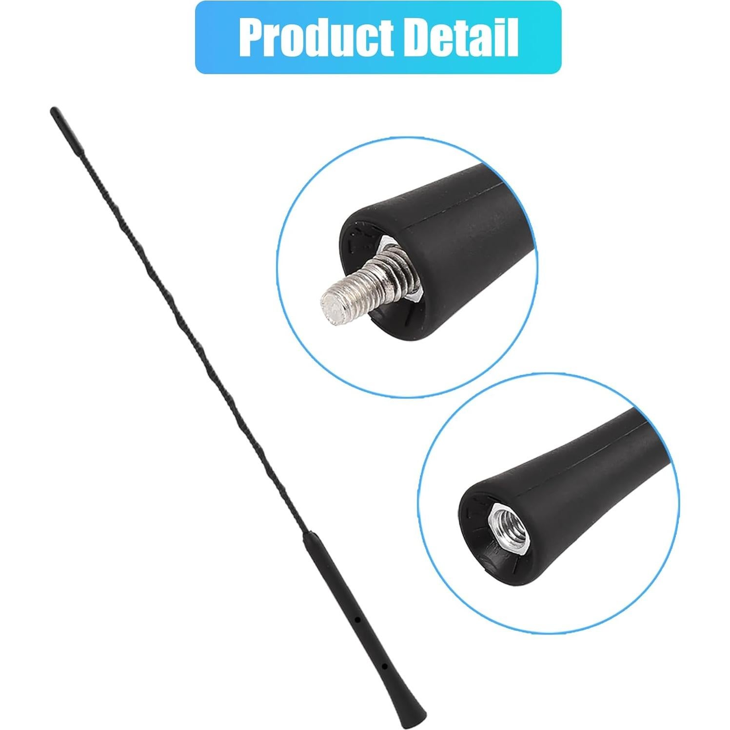 Antena de Coche Universal X AUTOHAUX 40.5cm AM FM Flexible