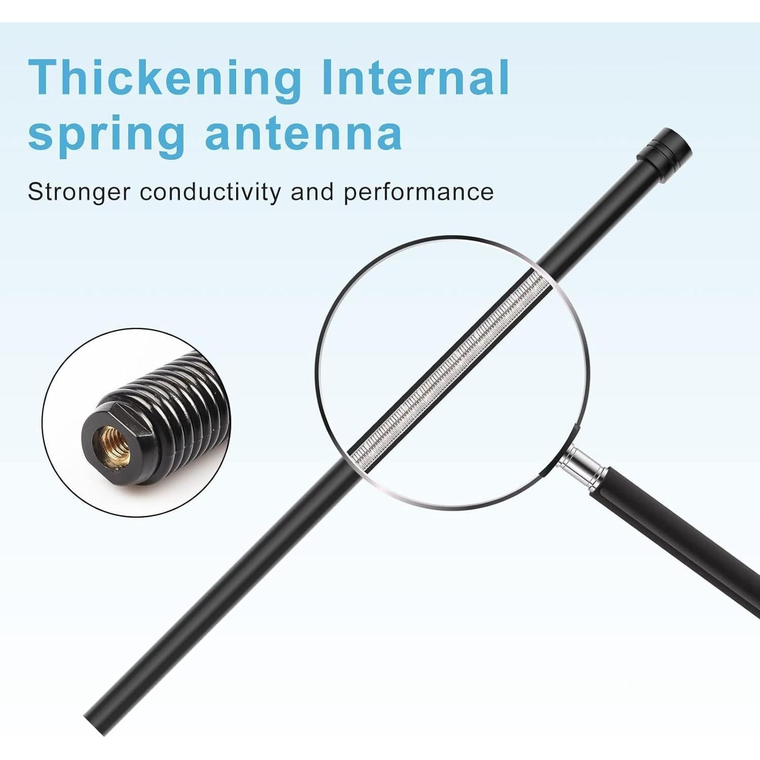 Antena de Radio Marina Yitoking 16" Impermeable Flexible