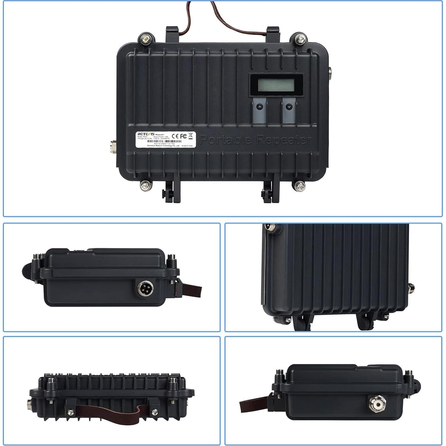 Repetidor de Radio Portátil Retevis RT97 GMRS con Pantalla LCD