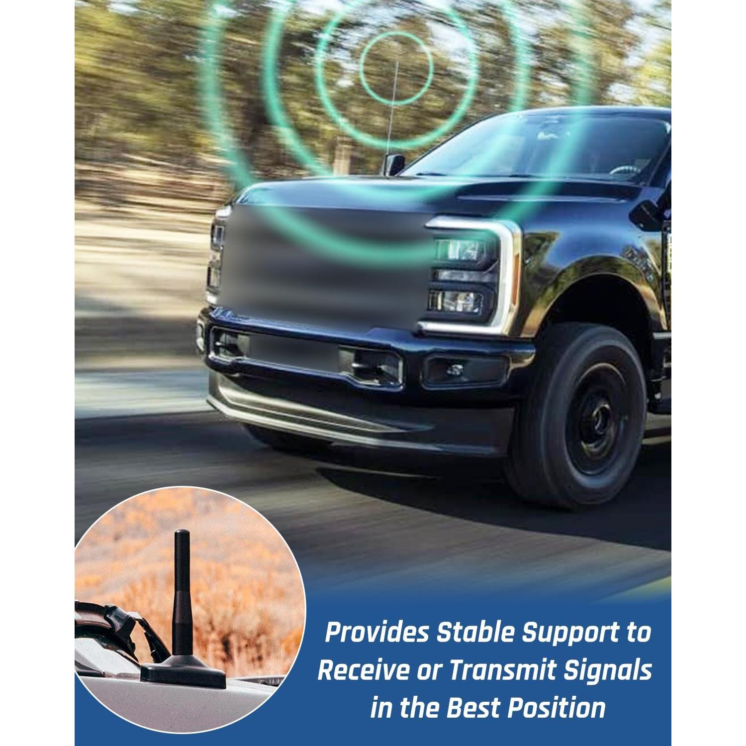 Base de Montaje de Antena Aérea Wujexuhe para Ford F-250/Excursion