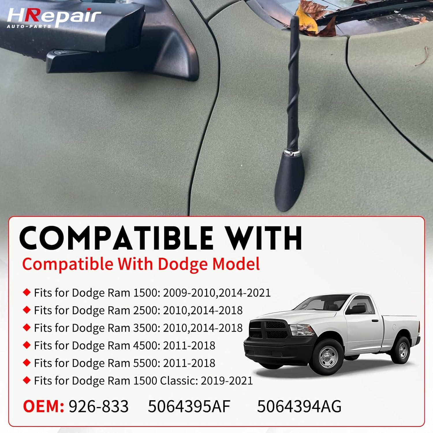 Base de Antena de Radio HRepair para Dodge Ram 2009-2021
