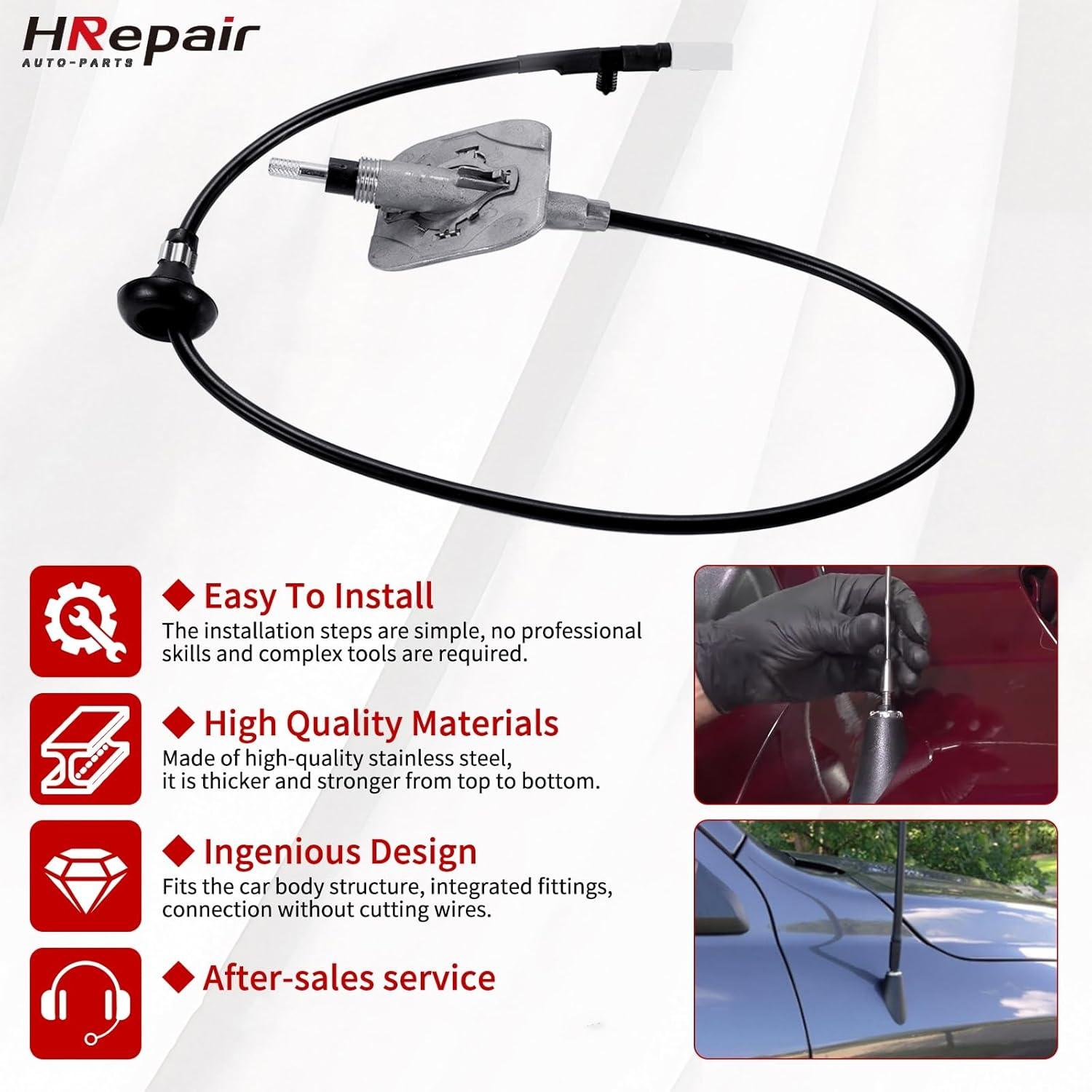 Base de Antena de Radio HRepair para Dodge Ram 2009-2021