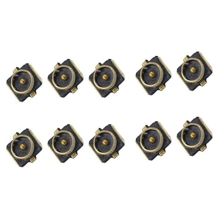 Conectores IPEX4 20 Piezas YCYUYUFUNS 50 Ohmios Oro