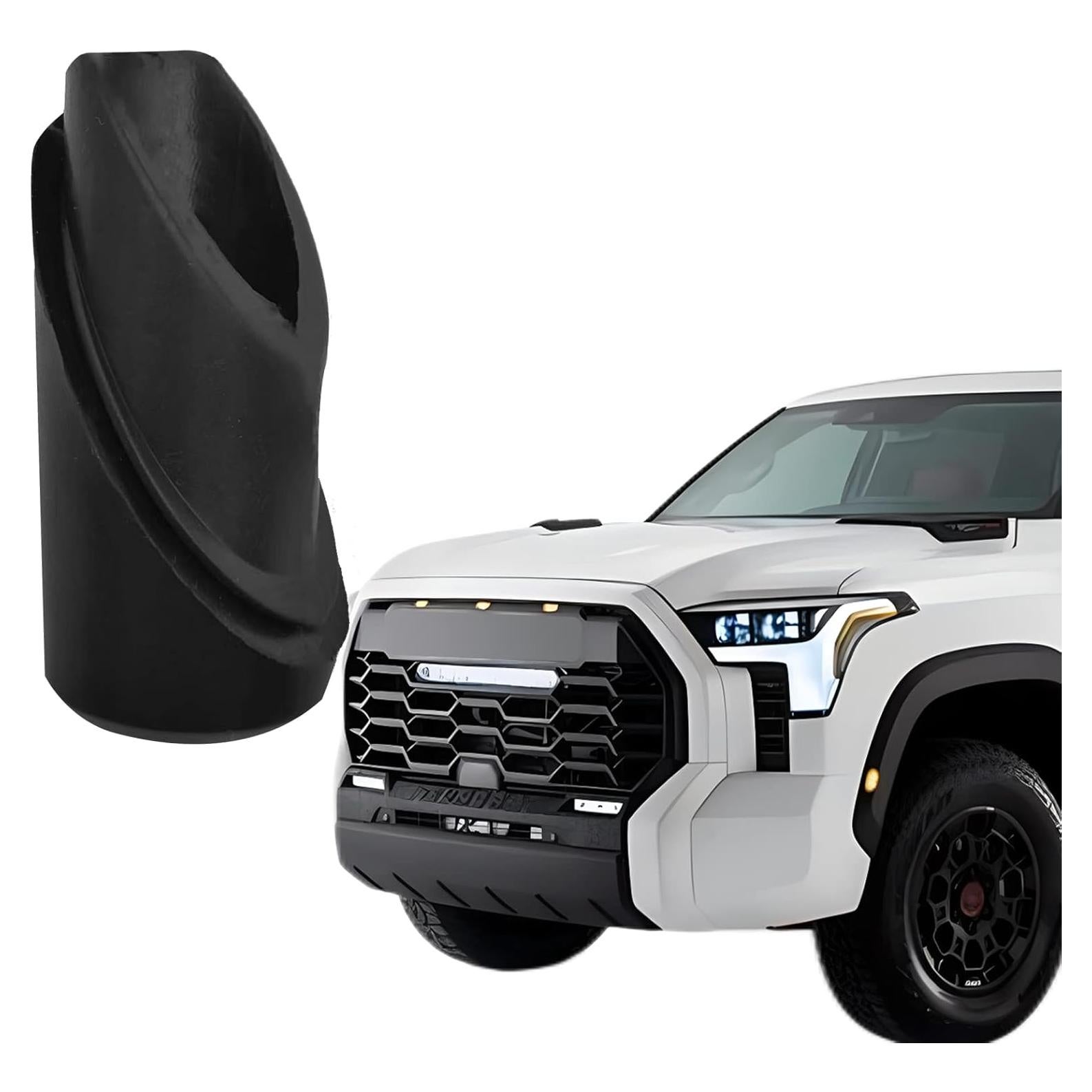 Antenna Ornament Rubber Adapter Base Compatible with Toyota Tundra 2014-2020 Replace 86392-0C030 Manual Radio Antenna Mounted Base Bezel