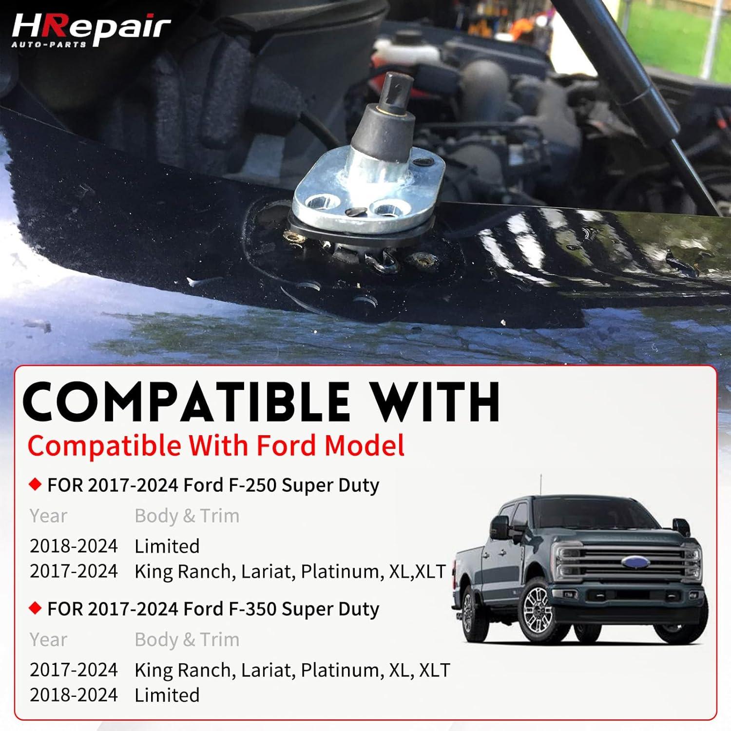 Soporte de Base de Antena de Radio HRepair para Ford F250/F350 2017-2024