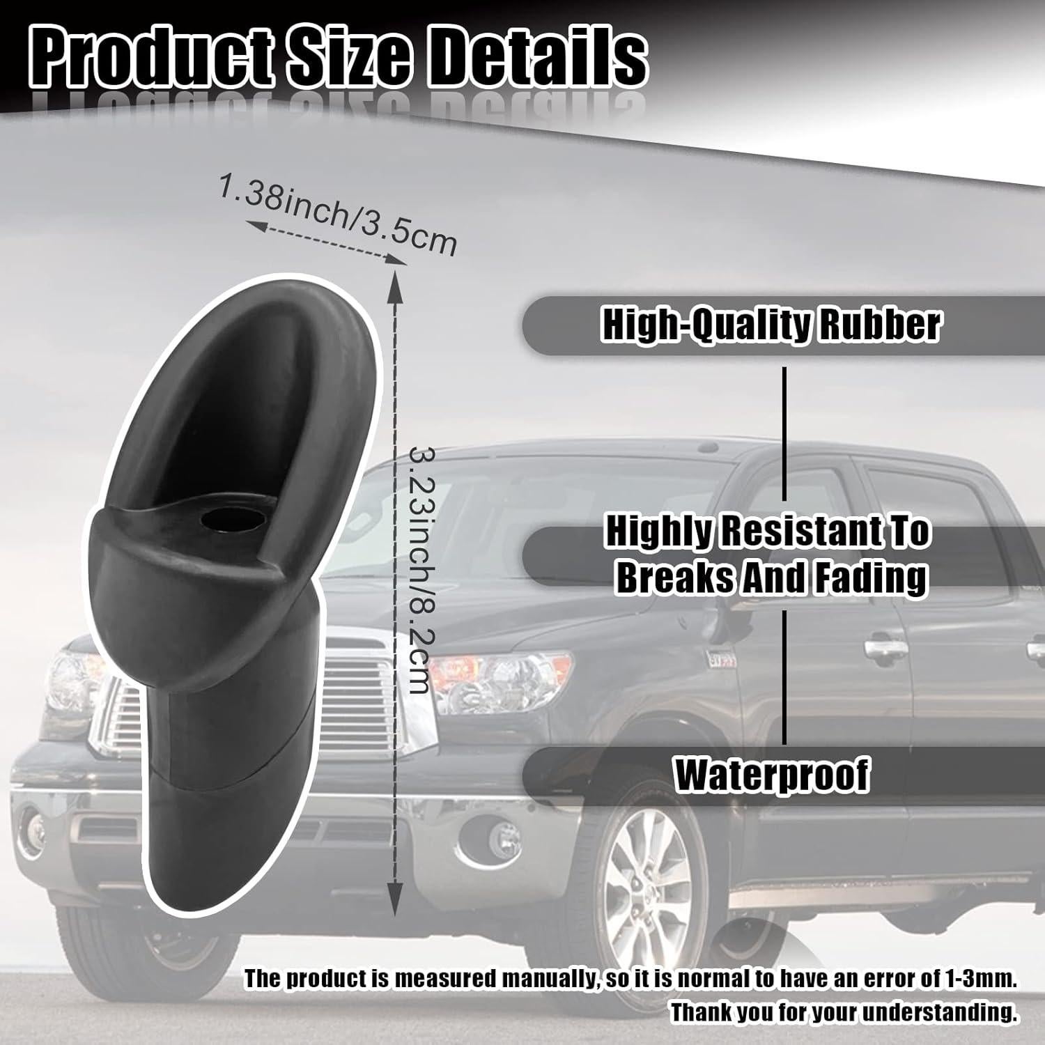 Base de Adaptador de Goma Stymart para Antena Tundra 2007-2013