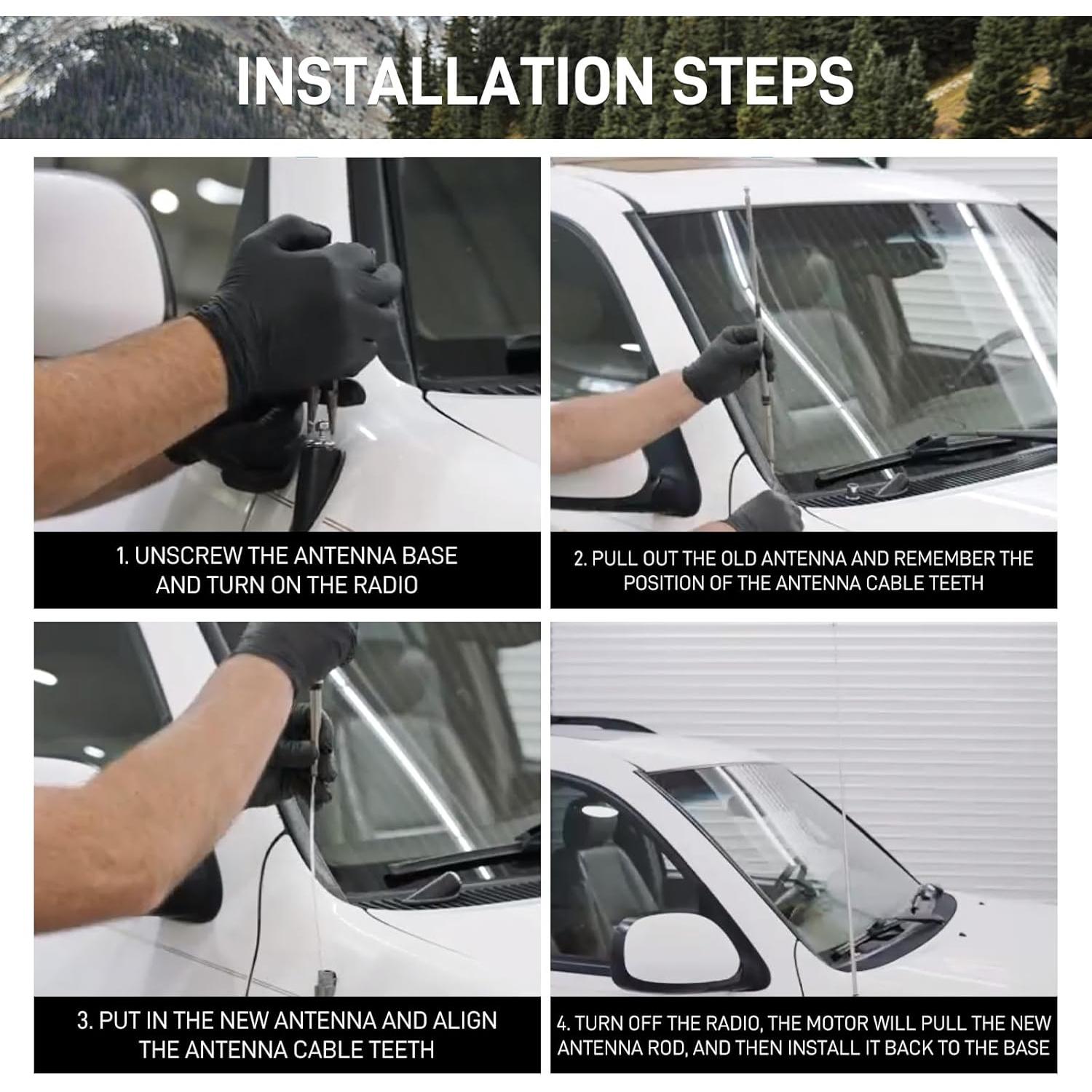 Mástil de Antena Power MODIGT para Lexus RX300 y Toyota Harrier