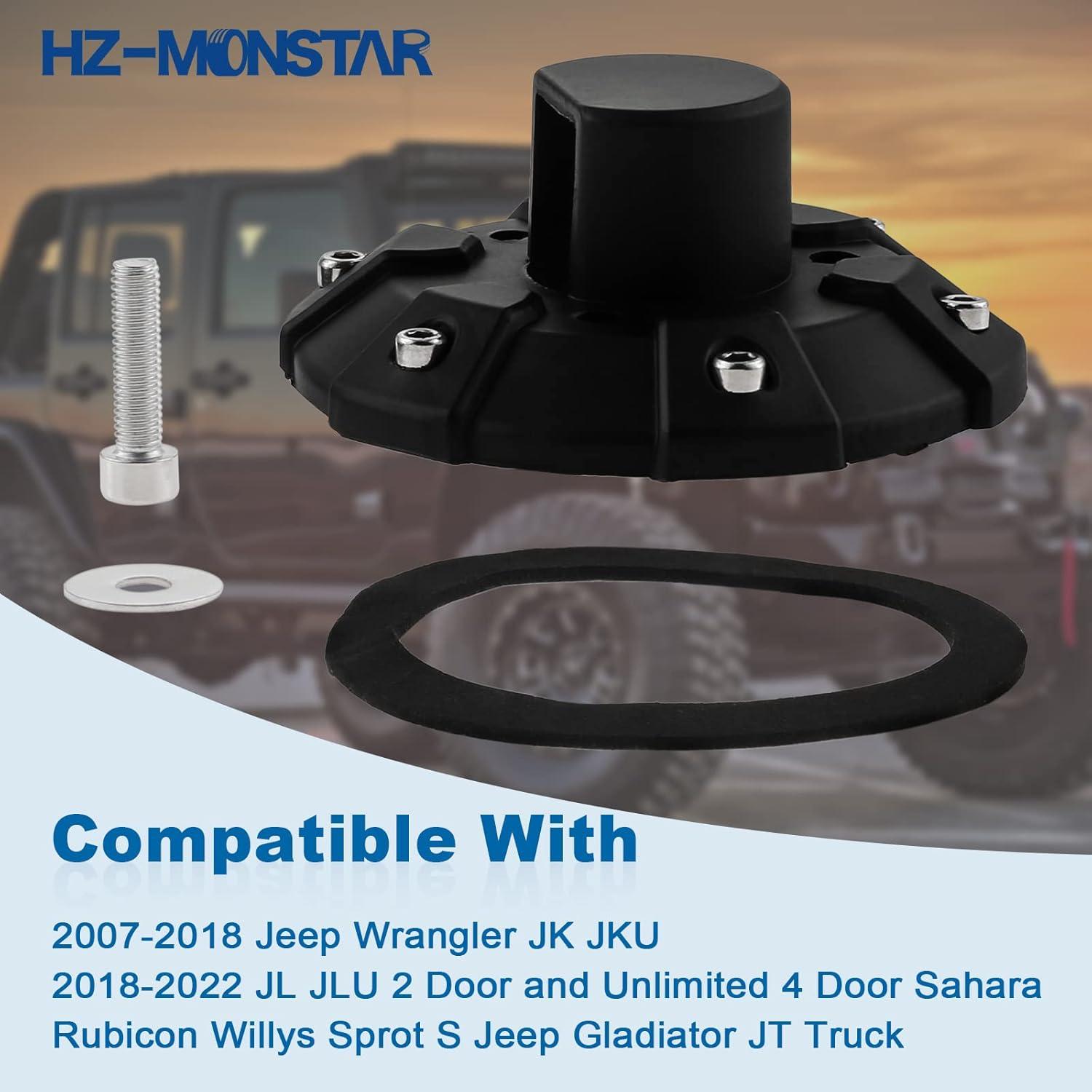 Base de Antena de Coche HZ-MONSTAR para Jeep Wrangler 2007-2023