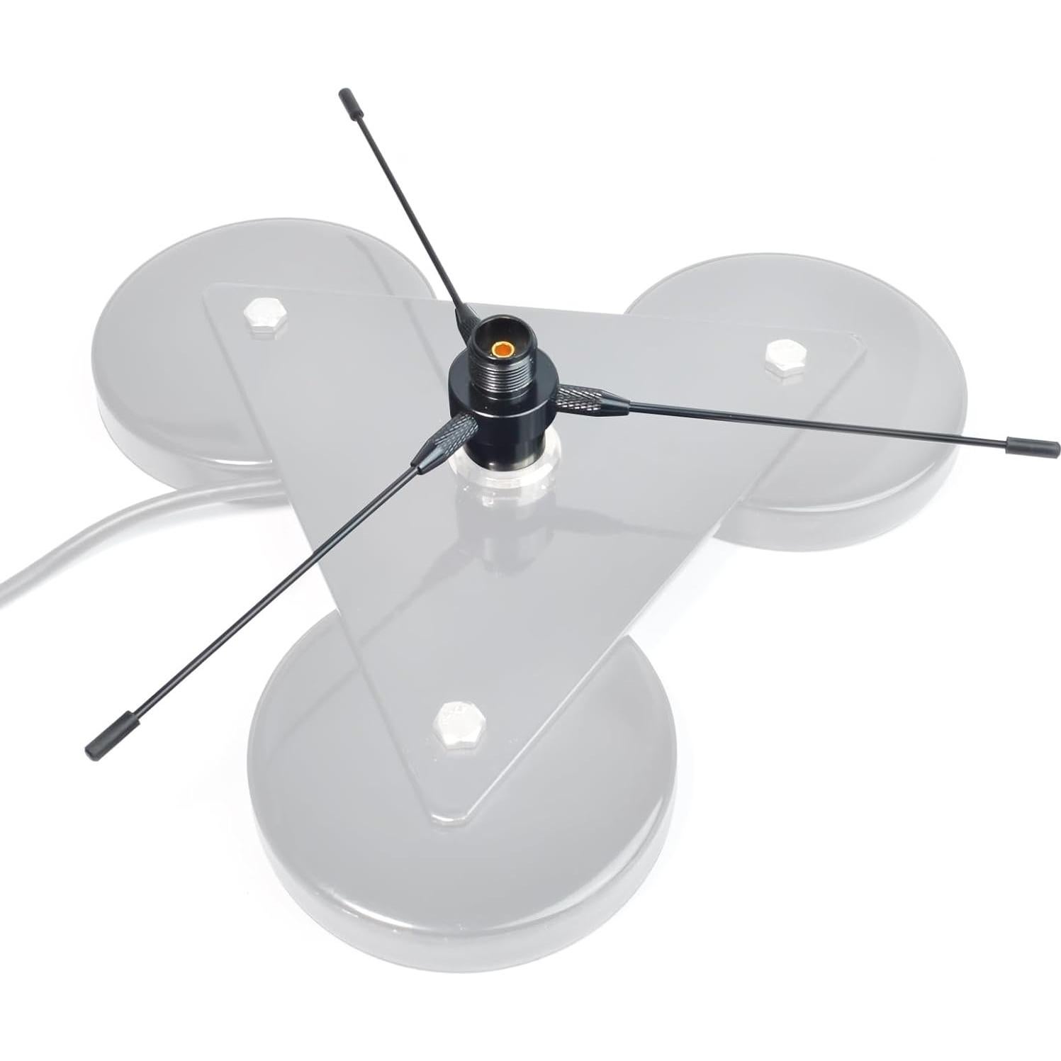 Kit de Montaje Antena Móvil VHF/UHF UAYESOK con Adaptador PL259-SO239