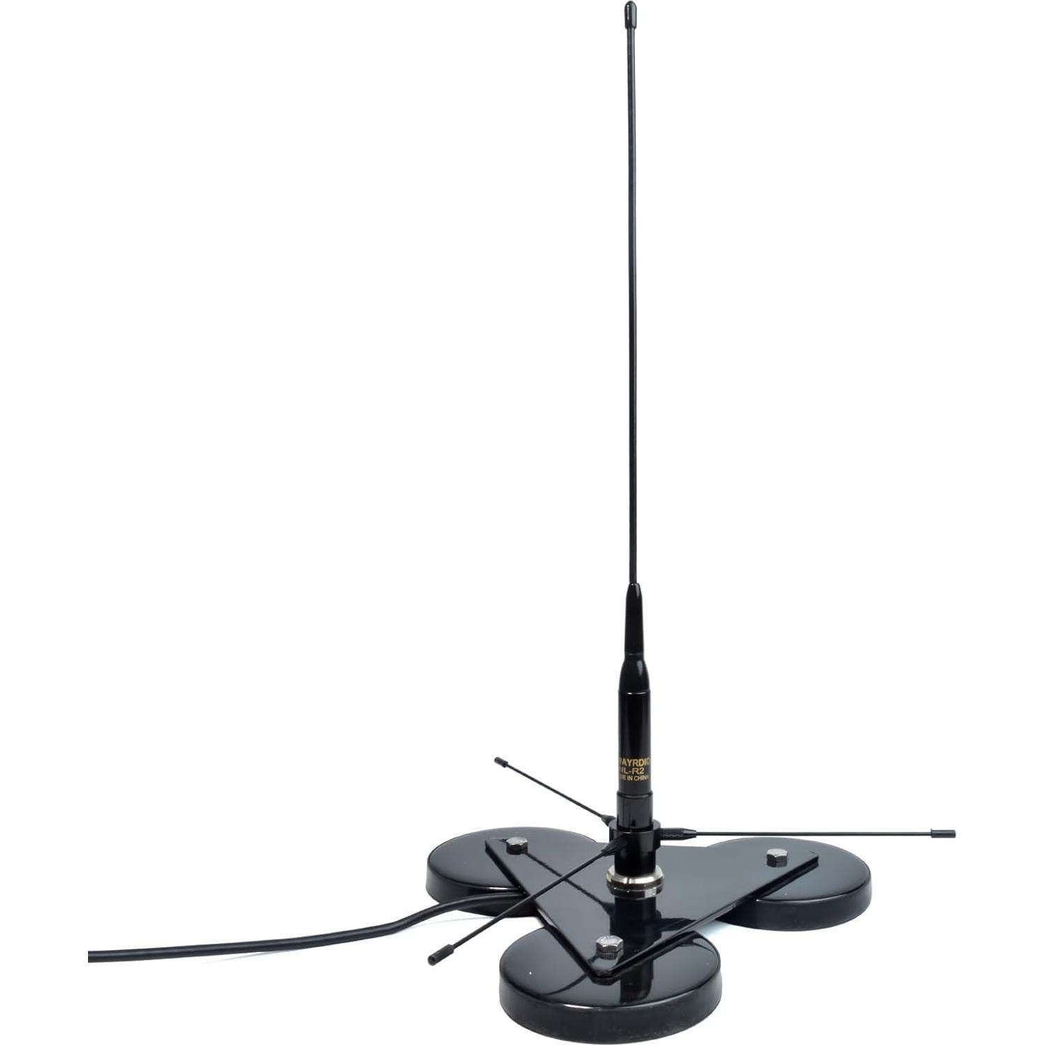 Kit de Montaje Antena Móvil VHF/UHF UAYESOK con Adaptador PL259-SO239