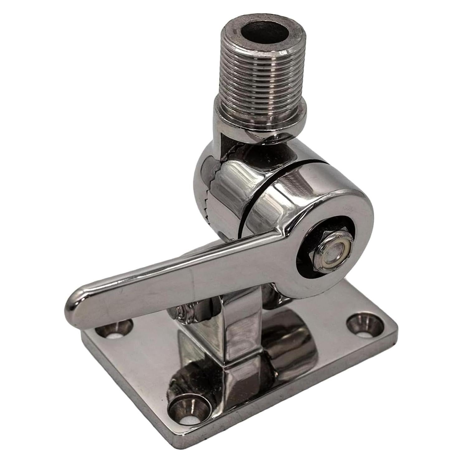 Base de Antena Ajustable Marine City Acero Inoxidable 316