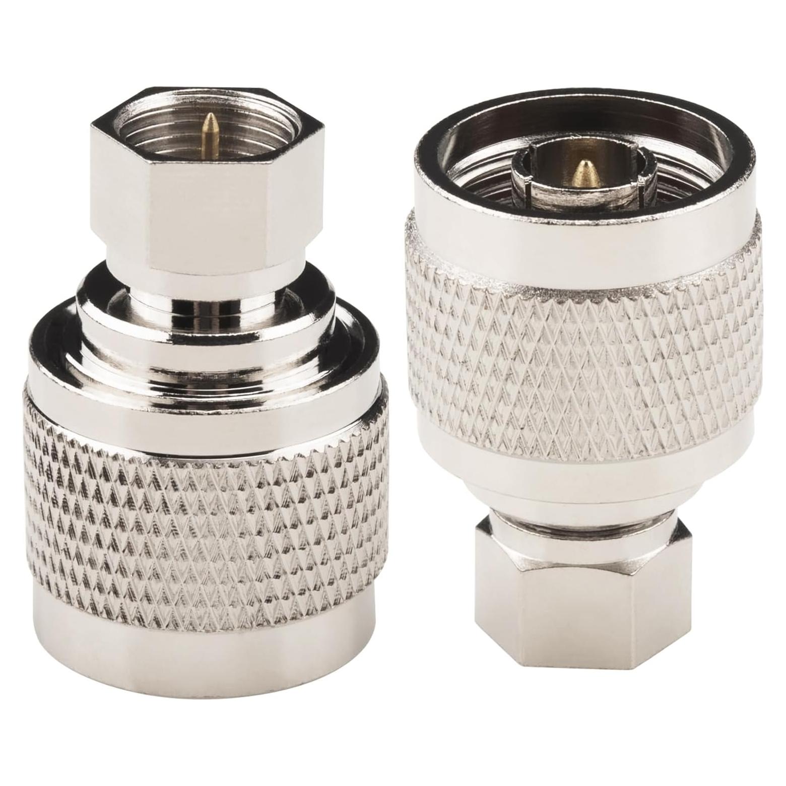 Adaptador Coaxial N Macho a F Macho 2-Pack BOOBRIE