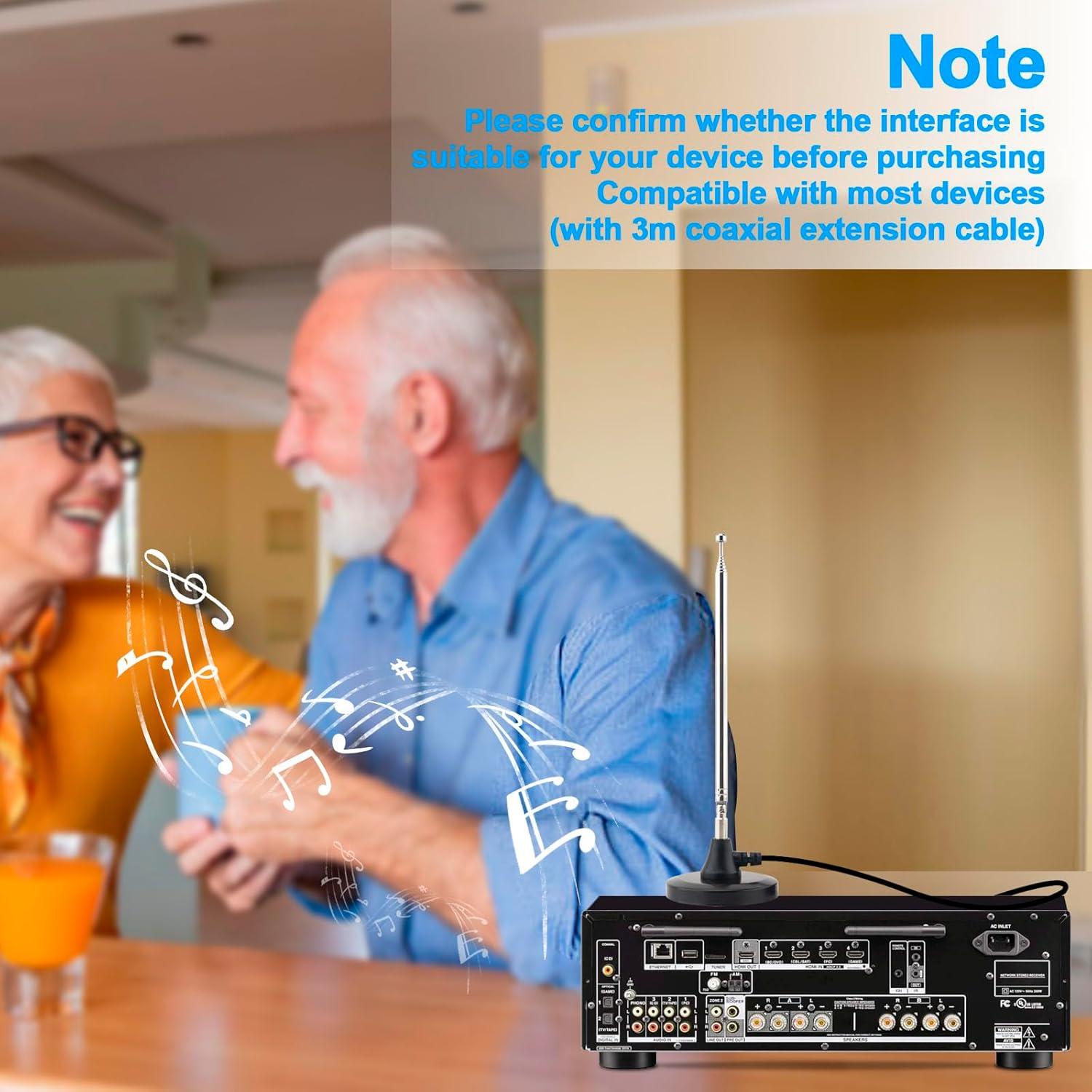 Antena Telescópica Digital FM con Base Magnética X~wind