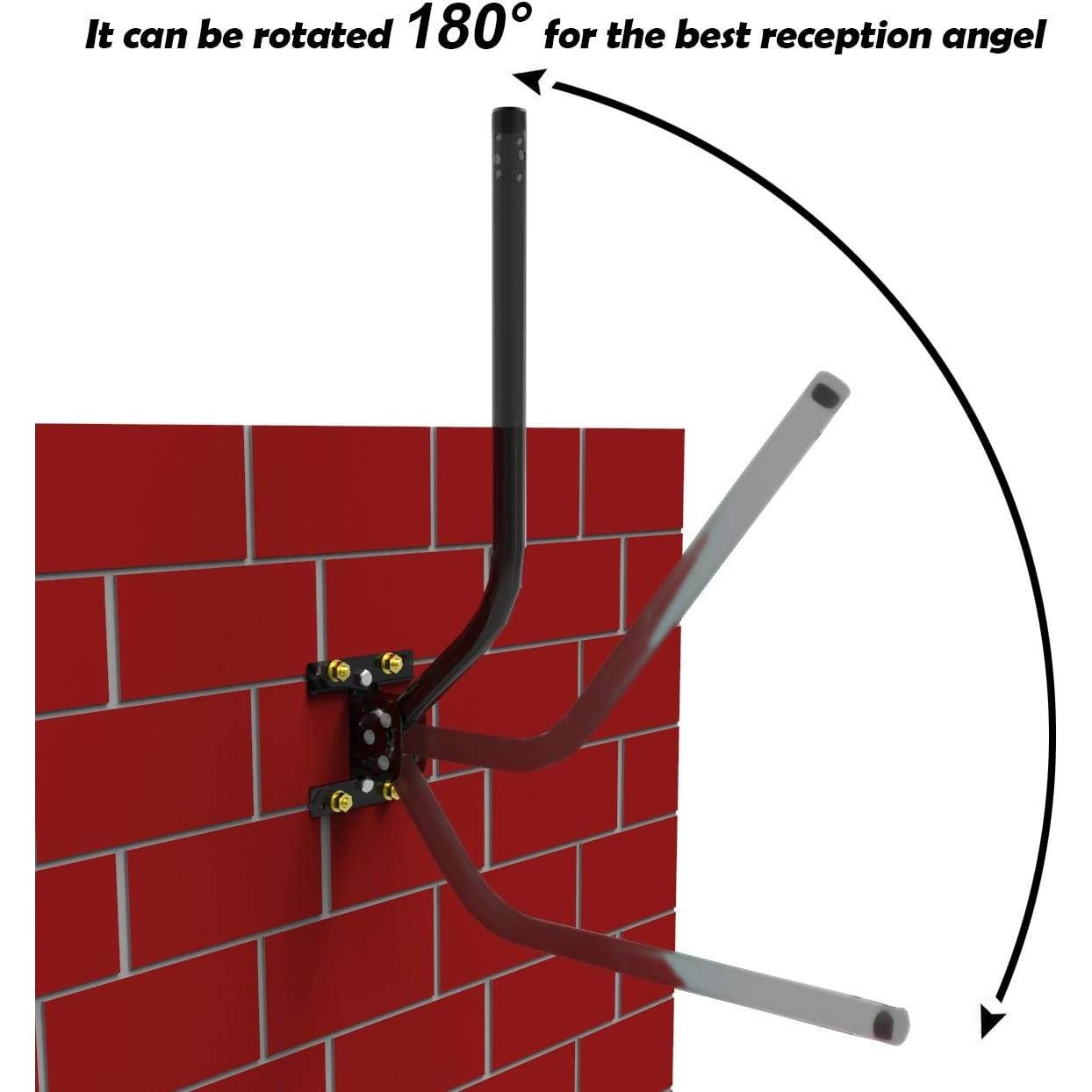 Soporte Ajustable para Antena PBD - Poste de Montaje 41.9 cm