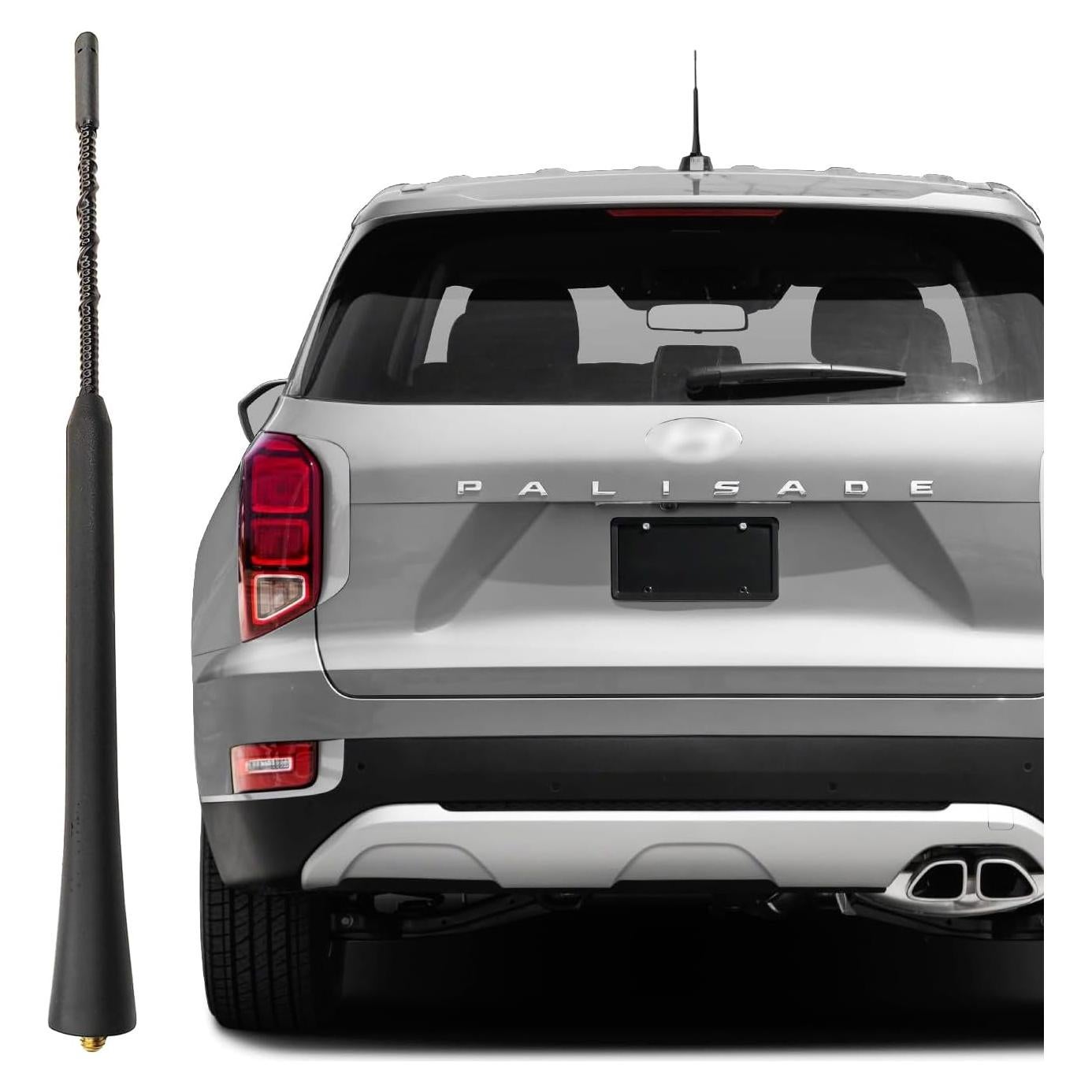 Antena de Radio Negra RooFox para Hyundai Palisade 2020-2024