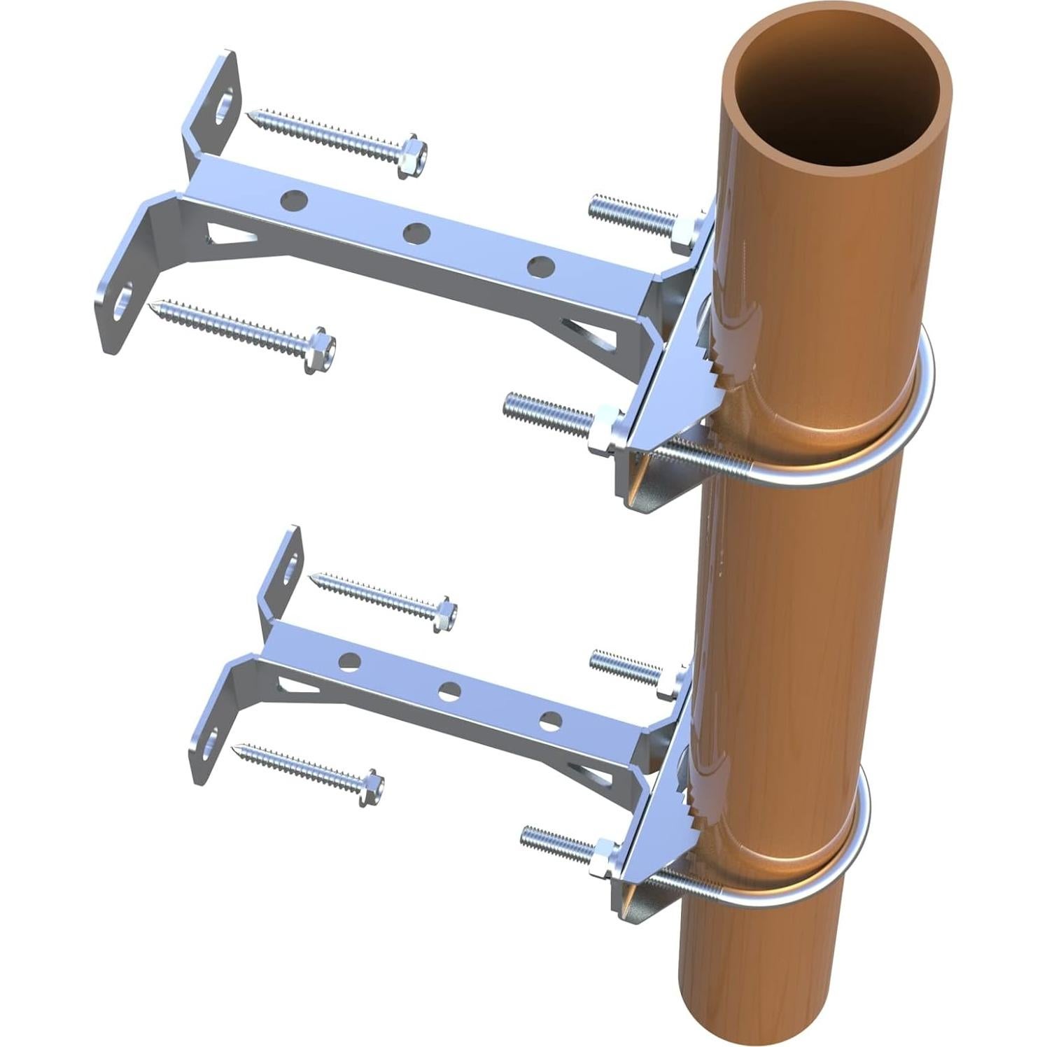 Soporte de Antena Aimeboost Acero Inoxidable 2 Pcs Montaje Pared