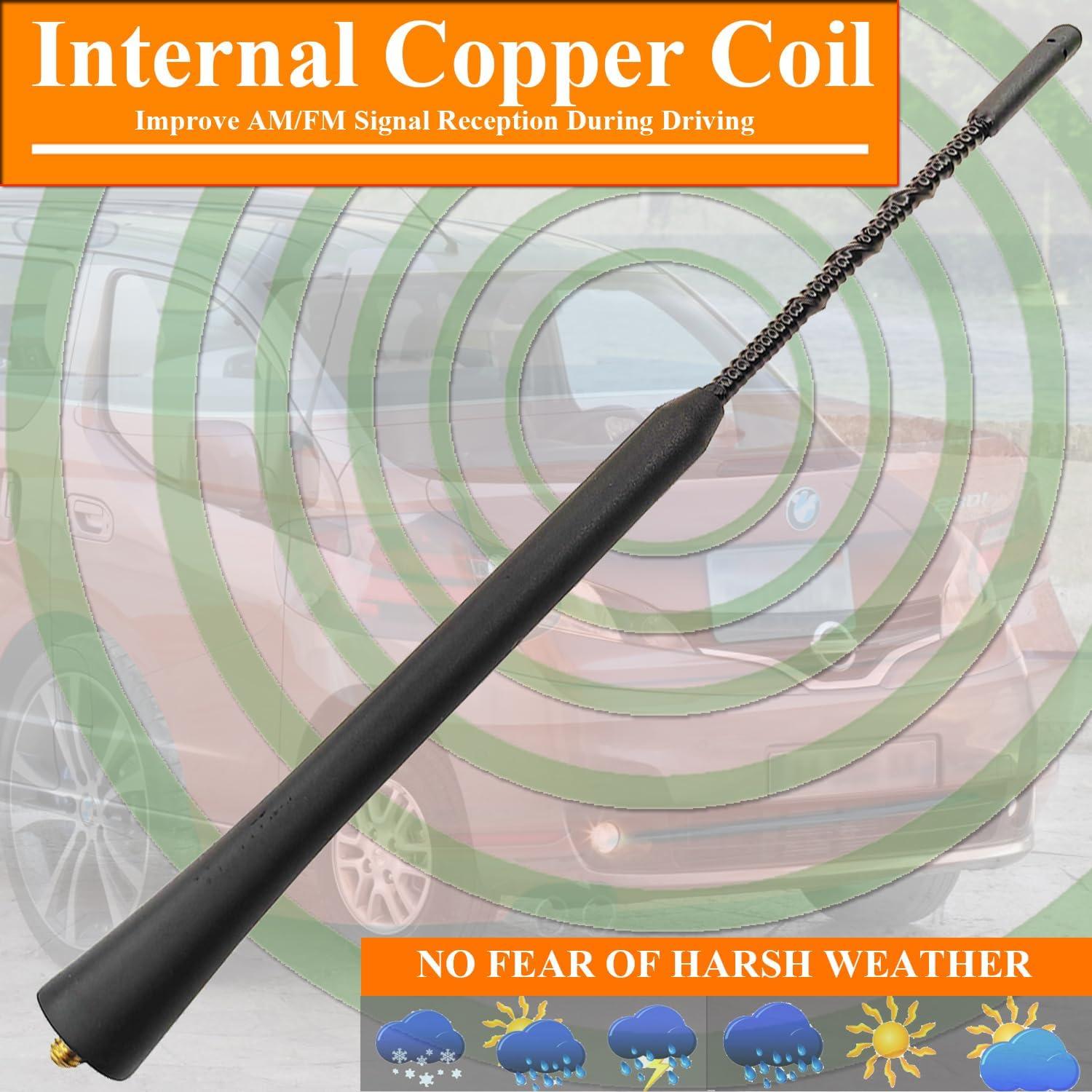 Antena de 23 cm para Nissan NV200 2013-2021 - RooFox