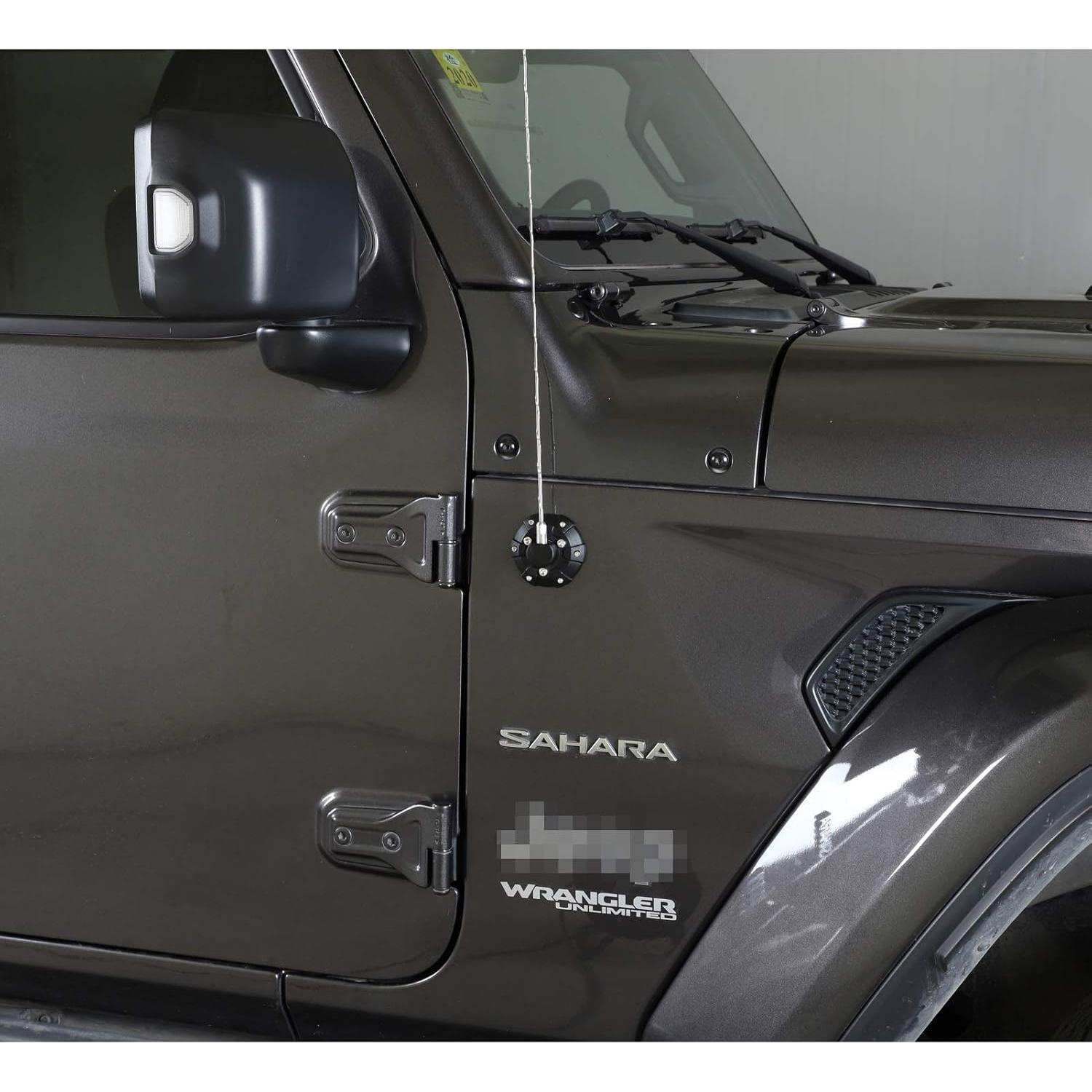 Cubierta de Base de Antena Voodonala para Jeep Wrangler 2007-2025