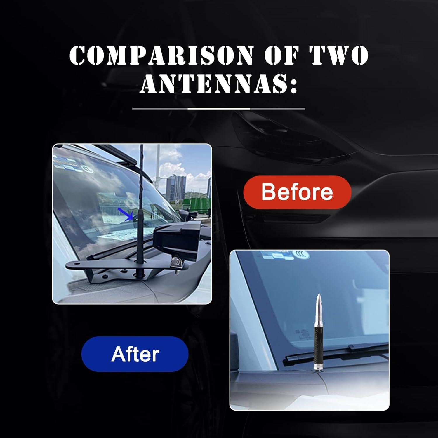 Antena de Coche Yonput YNTX510SI-1PS Plata 13.97 cm