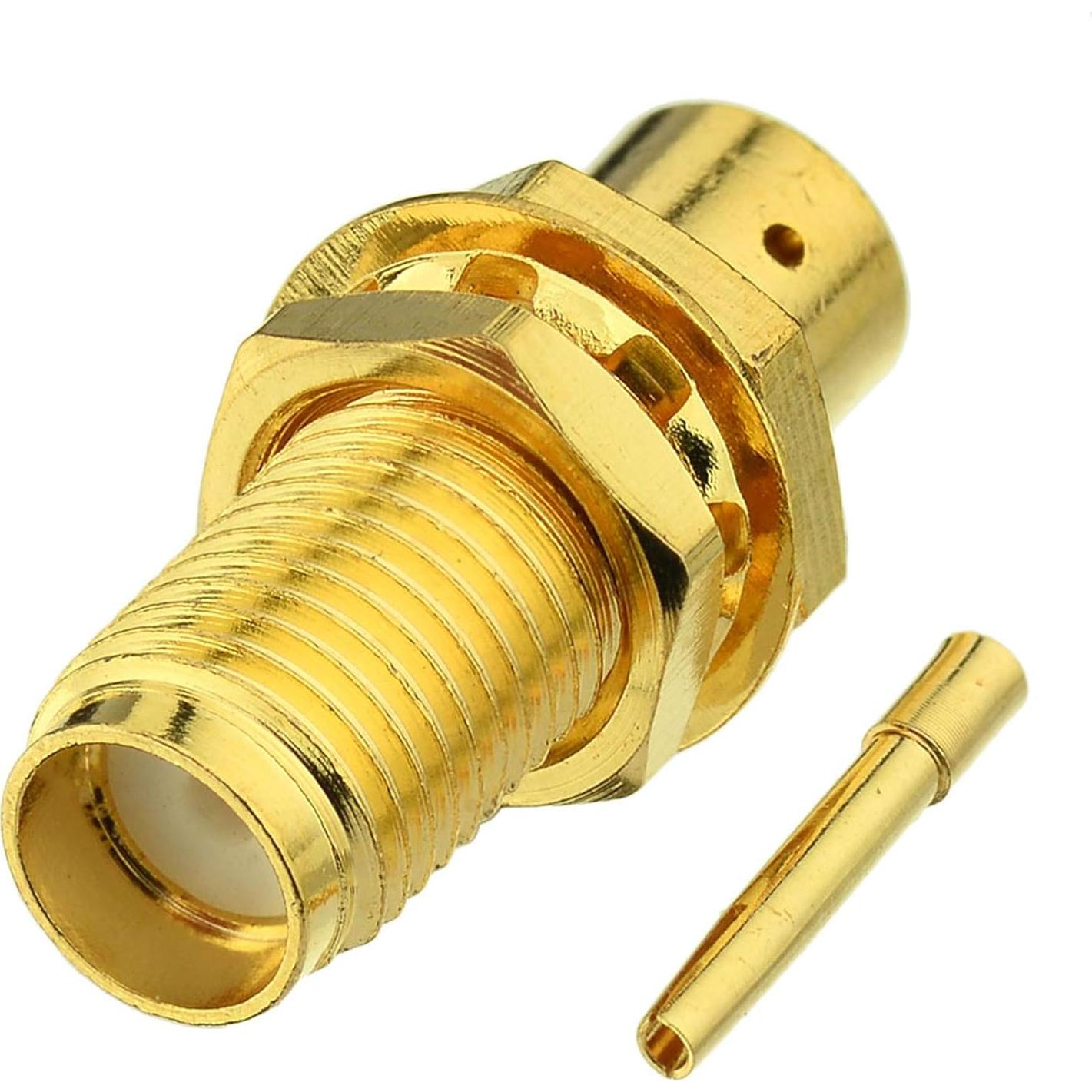 Conectores SMA Hembrados Eightwood 10pcs para RG402 50 Ohm