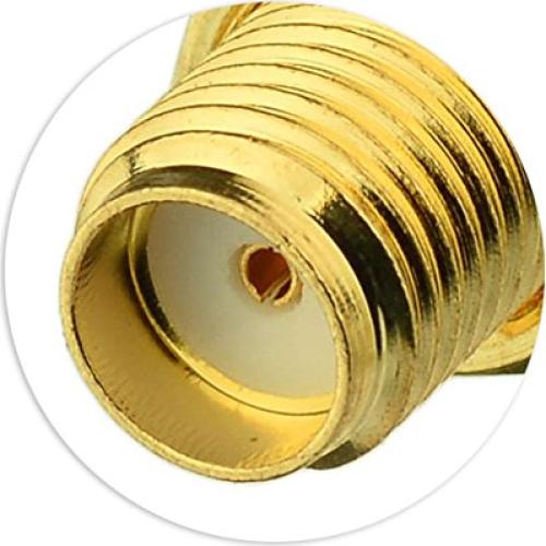 Conectores SMA Hembrados Eightwood 10pcs para RG402 50 Ohm