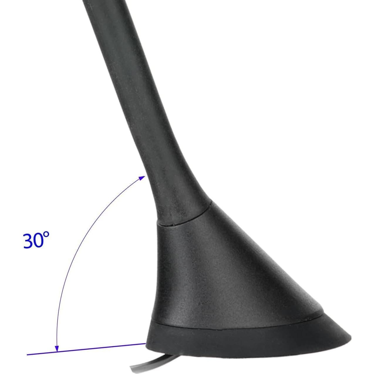 Antena de Techo Amplificada FM AM SZSAUTO 12V para Vehículos