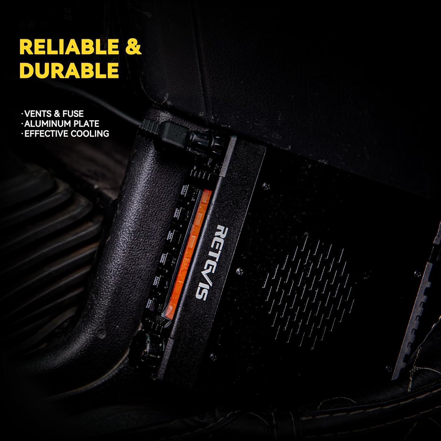 Radio Móvil Retevis RA87 GMRS con Antena MR300 - Largo Alcance