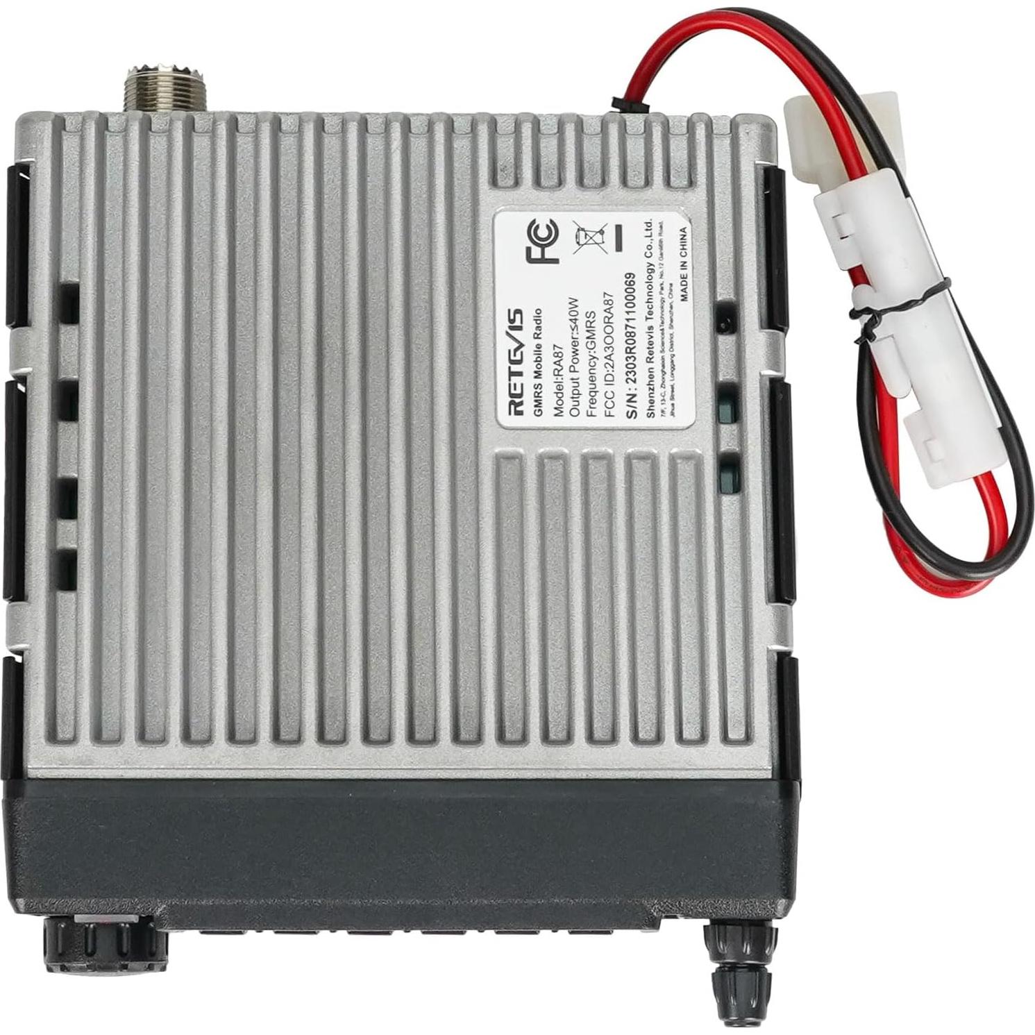 Radio Móvil Retevis RA87 GMRS con Antena MR300 - Largo Alcance