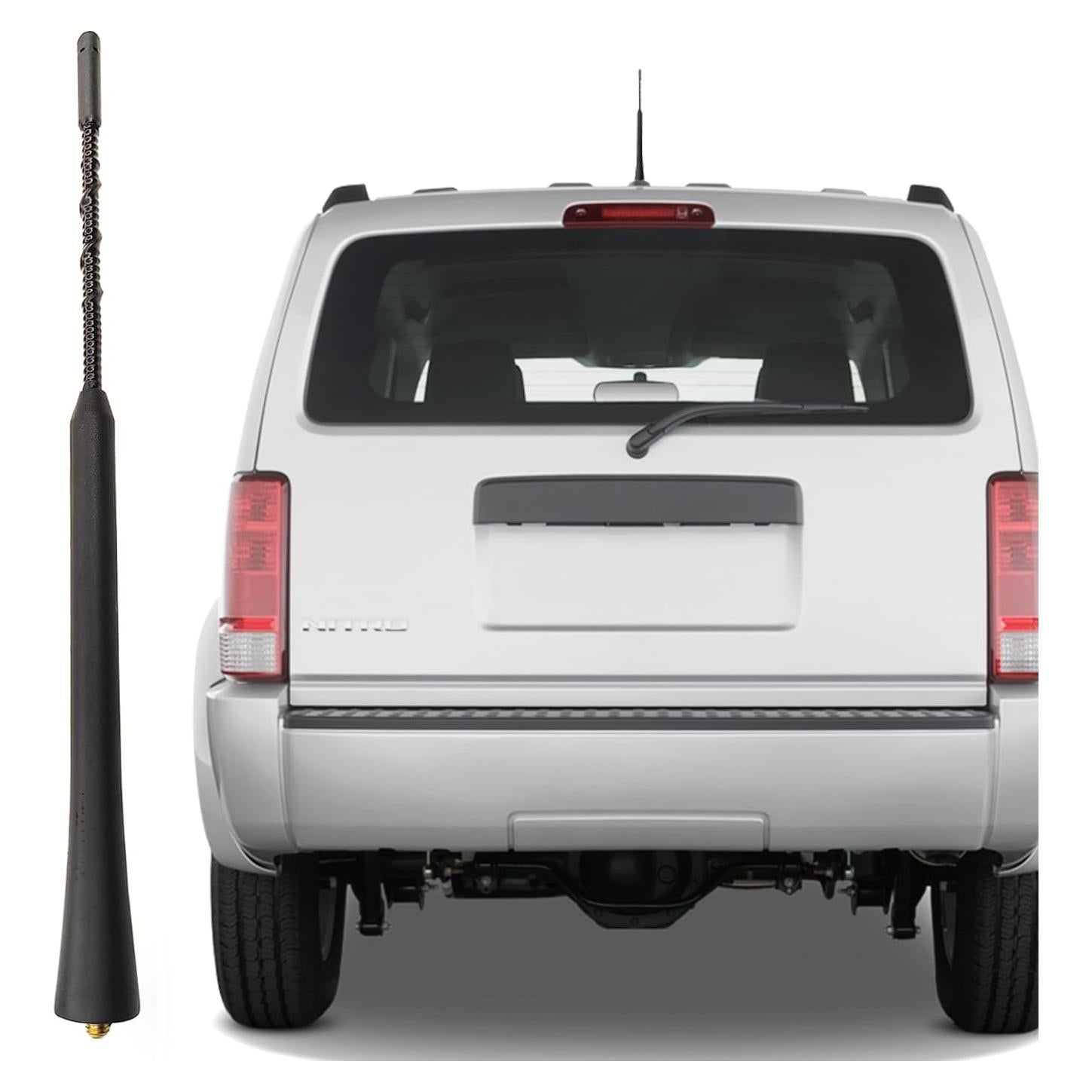 Antena de 23 cm para Dodge Nitro 2007-2010, Caucho Flexible
