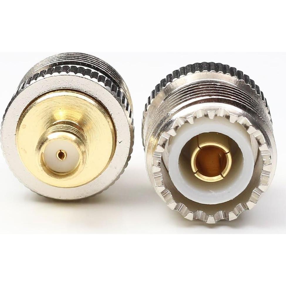 Conector Coaxial Hembra SMA a UHF PL259 ANHAN 2 Paquetes