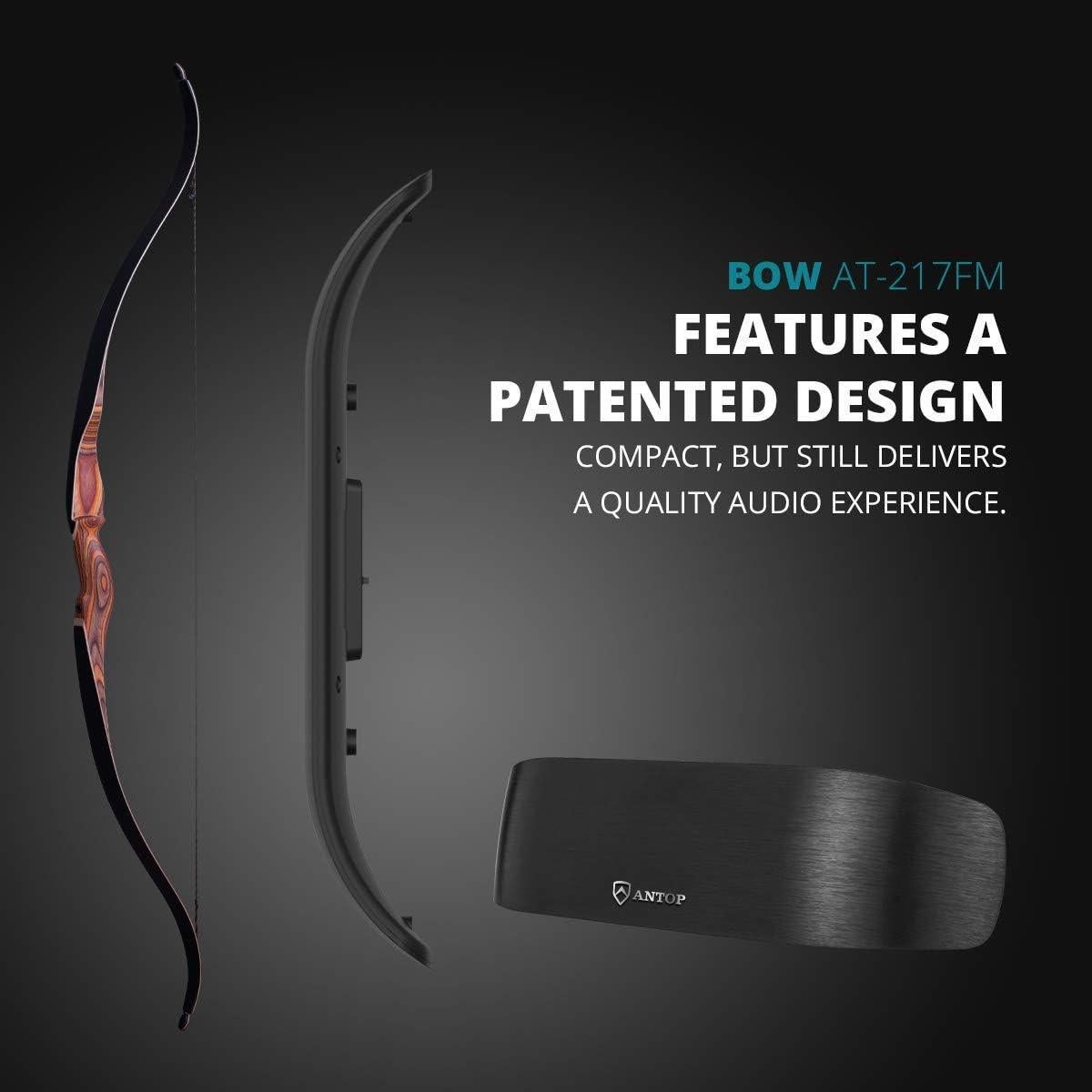 Antena de Radio Interior Antop Amplificada Direccional 50 Millas