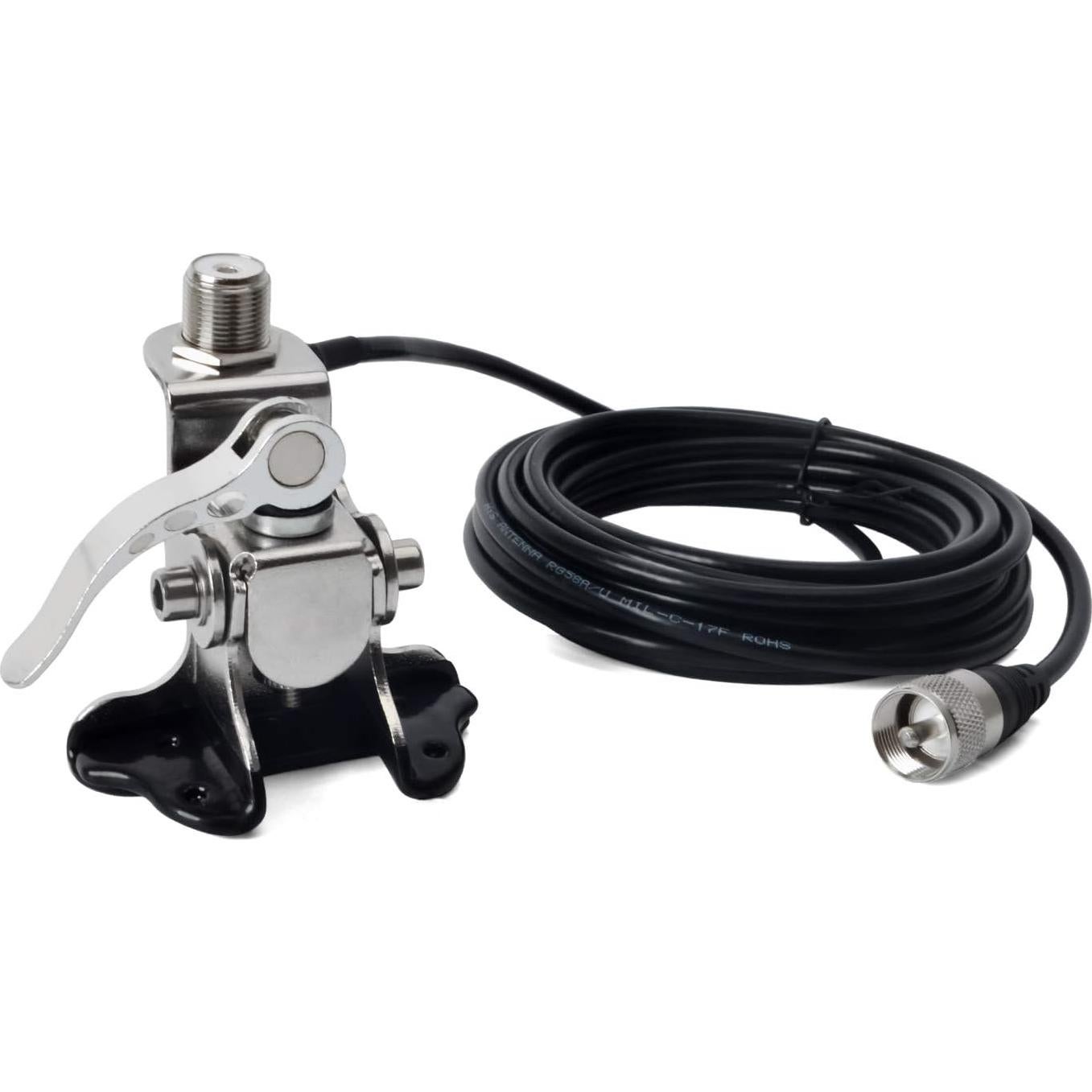 Soporte de Antena de Coche UAYESOK con Cable Coaxial 5m