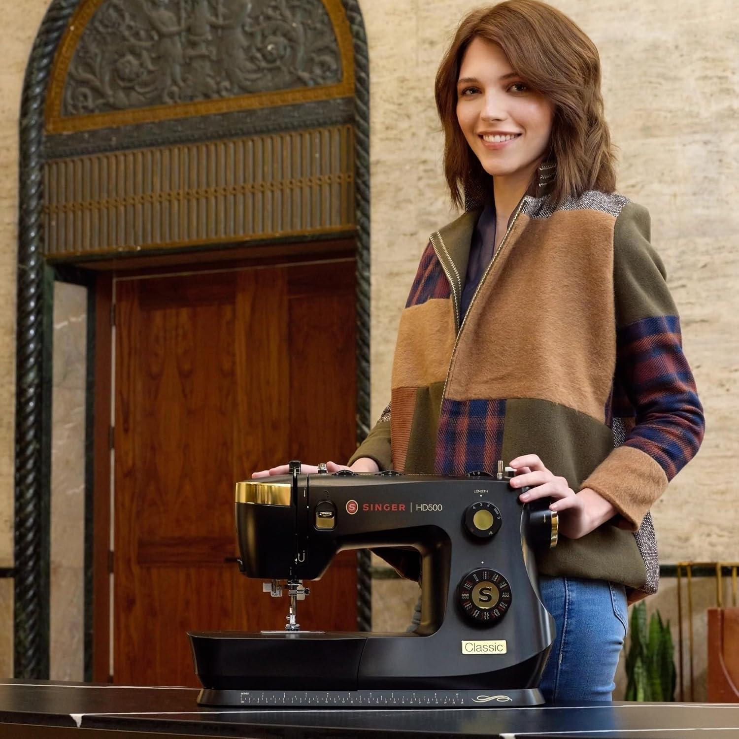 Máquina de Coser SINGER Clásica HD500 - 23 Puntadas, Metal