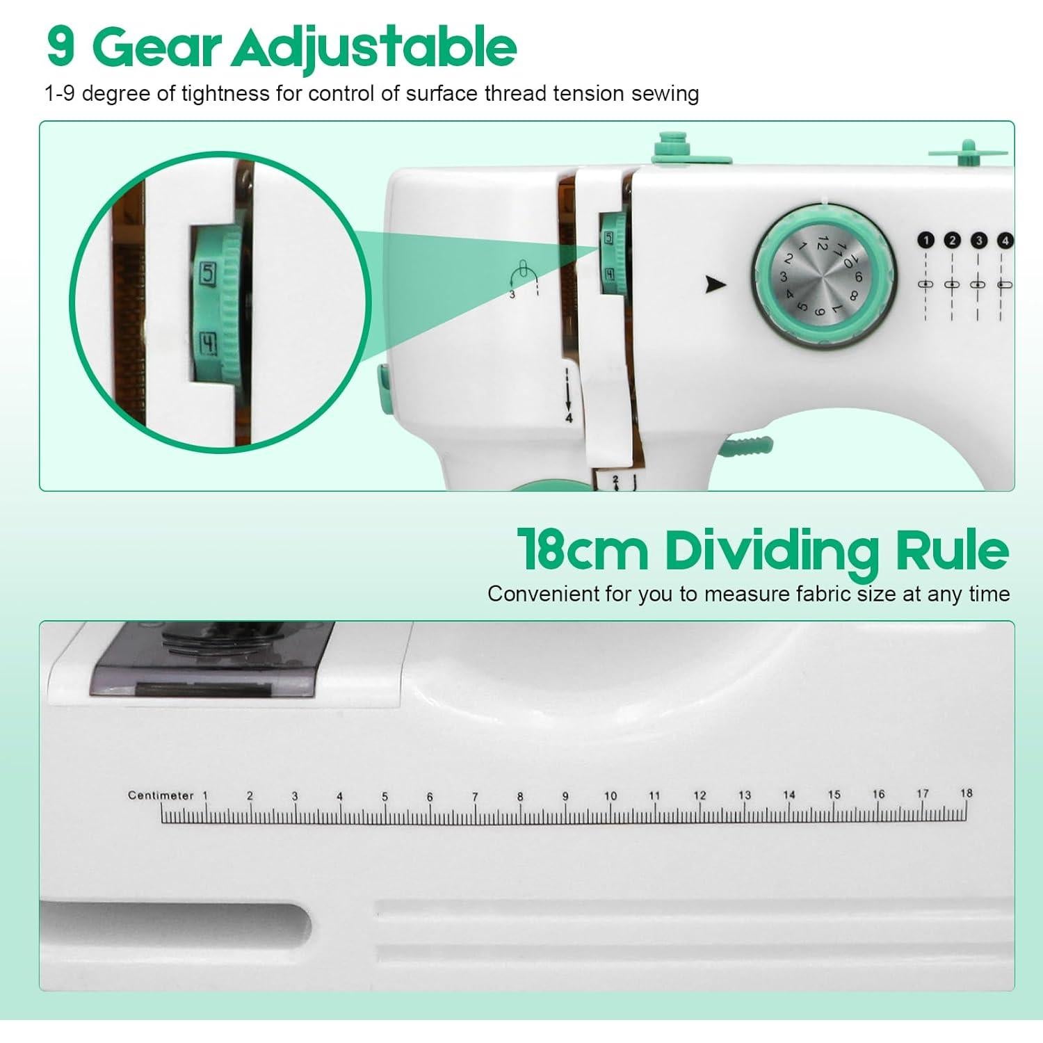 Máquina de Coser Portátil Xamanabu XM-CA-FRJTS 12 Puntadas