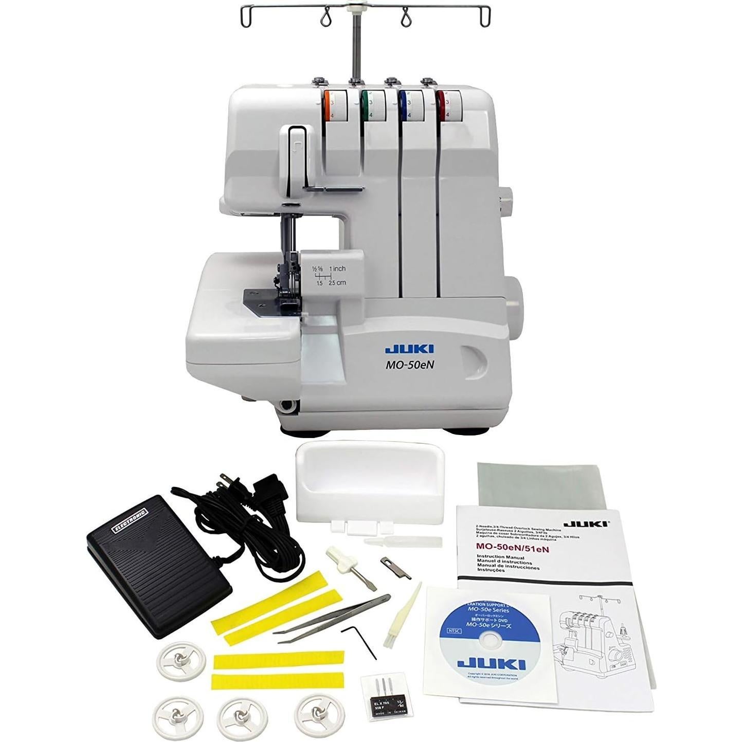 Overlock Juki MO-50E 3/4 Hilos con Enhebrador Automático