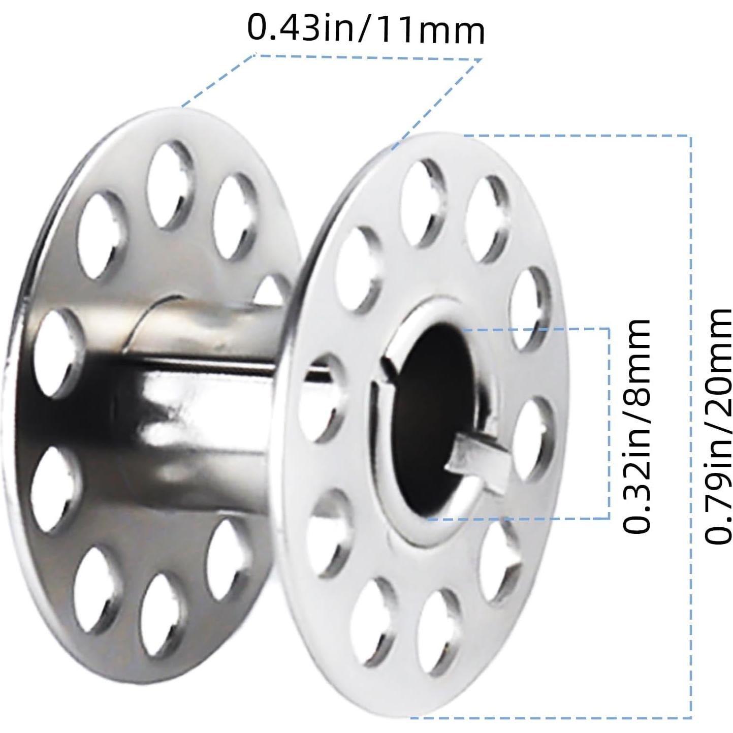 25 Bobinas de Metal TKYZMS para Máquina de Coser - Clase 15