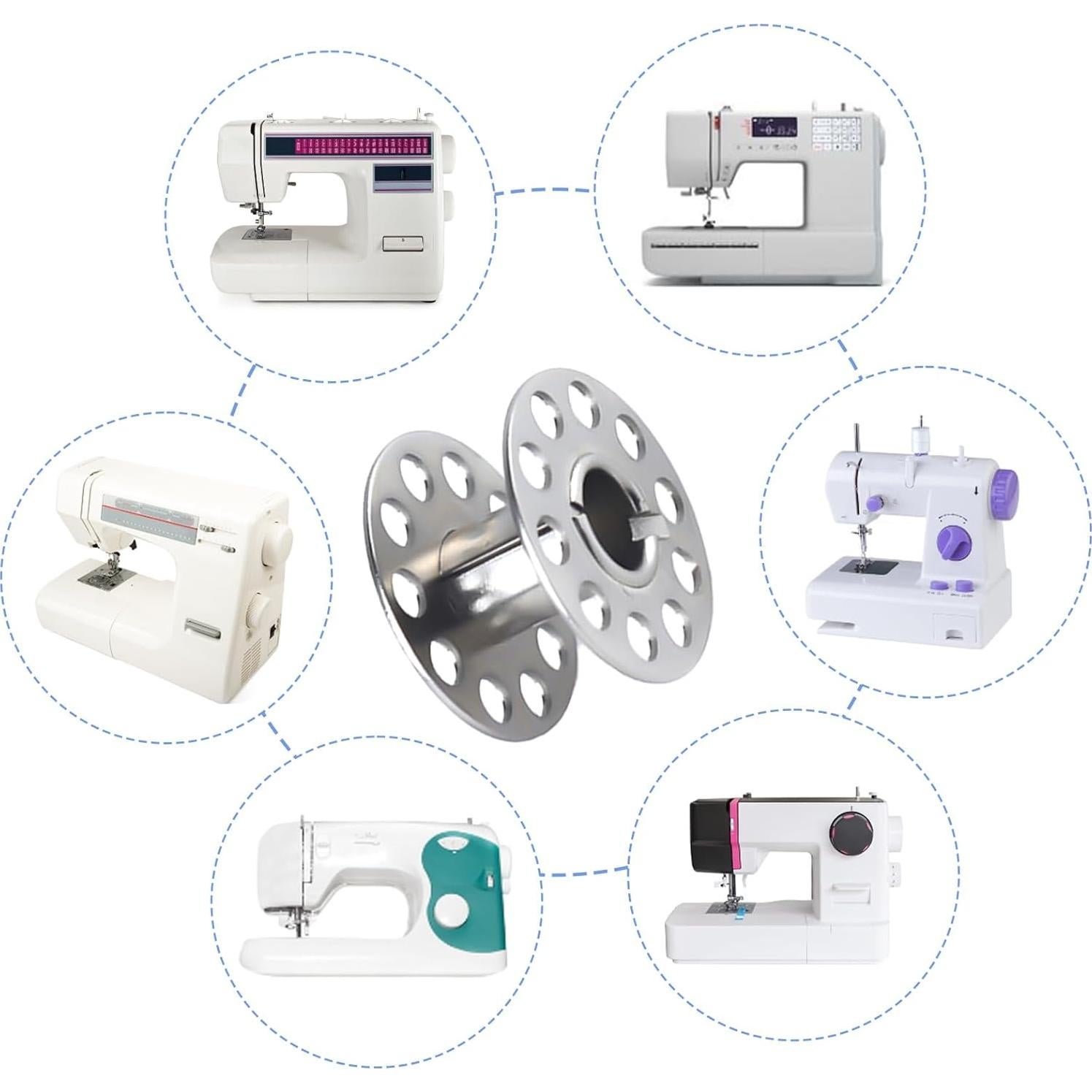 25 Bobinas de Metal TKYZMS para Máquina de Coser - Clase 15