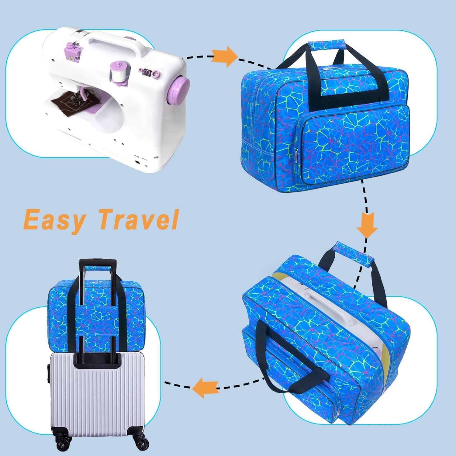 Bolsa de Transporte para Máquina de Coser Haroranax Azul - Universal