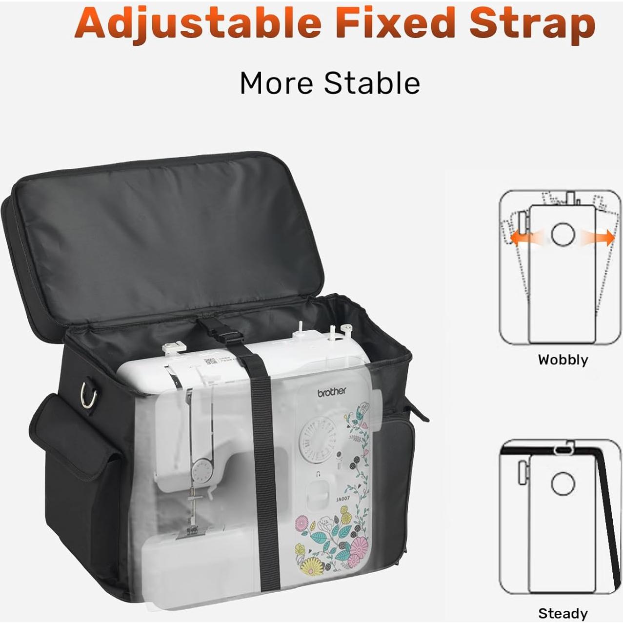 Funda de Máquina de Coser PENGDA 2 Capas con Correa Ajustable