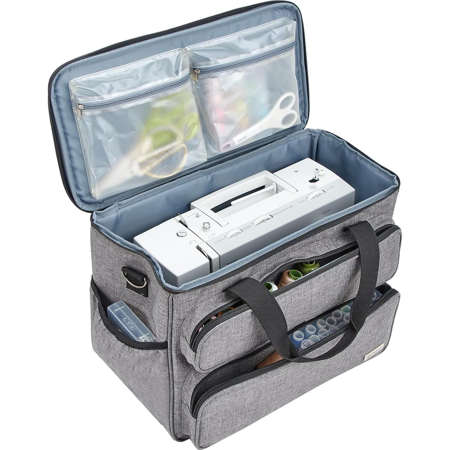 Funda para Máquina de Coser NICOGENA Gris Universal 41.9x20.3x30.5cm