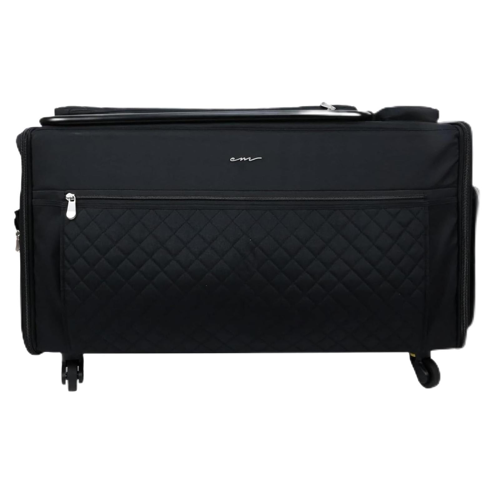 Estuche de Máquina de Coser Todo Mary Jumbo Negro Acolchado