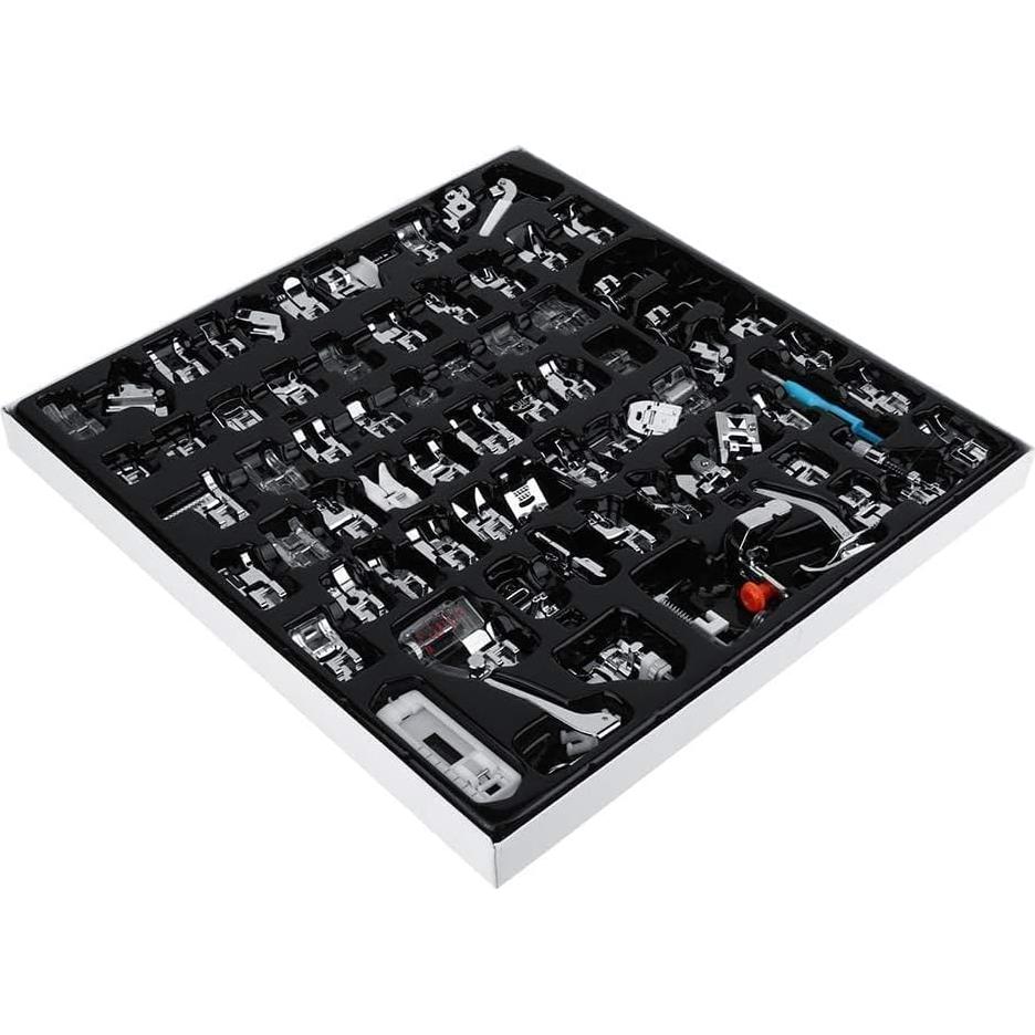 Juego de 72 Piezas de Pies Prensores para Máquinas de Coser