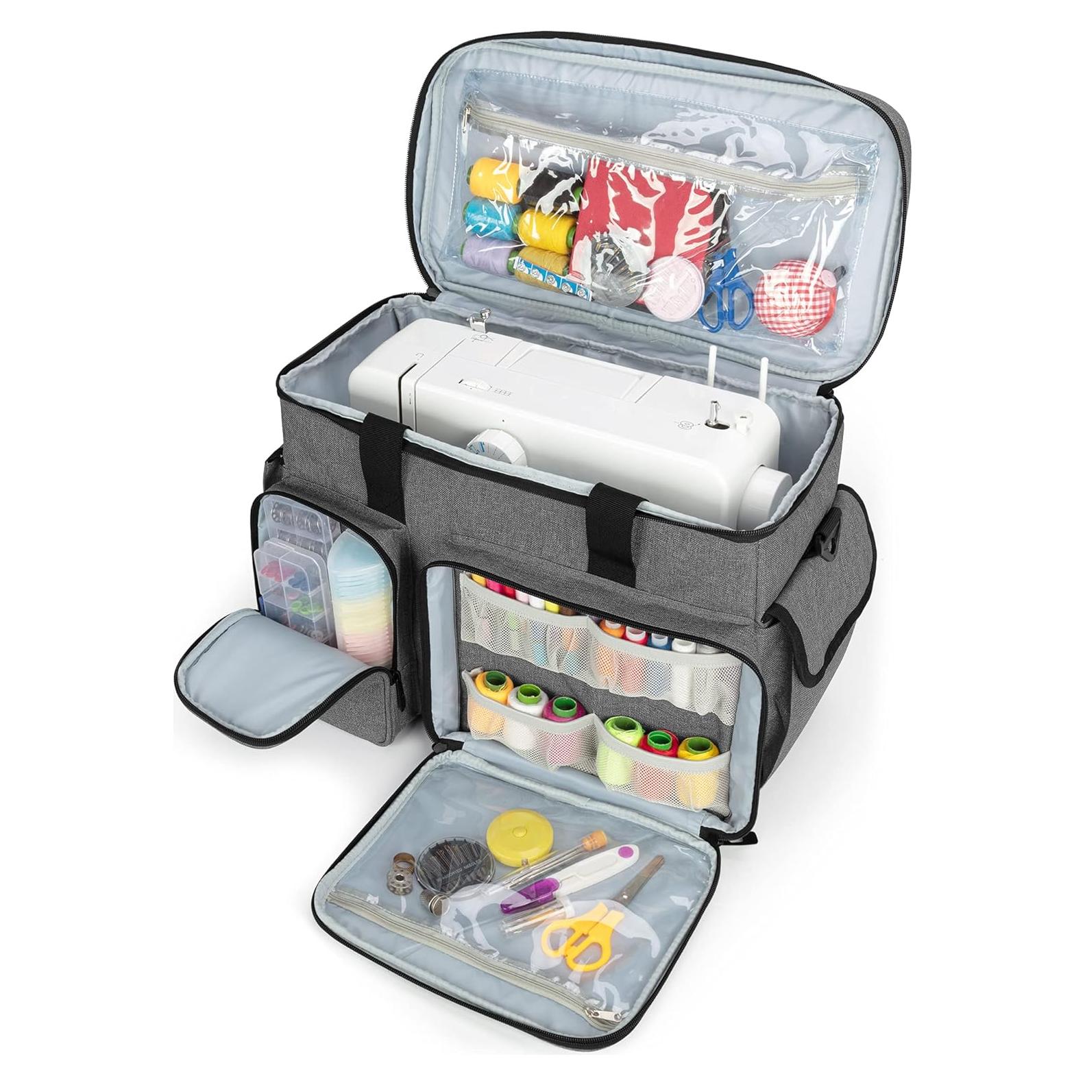 Funda para Máquina de Coser CURMIO Gris Universal 42.7x20.1x32cm