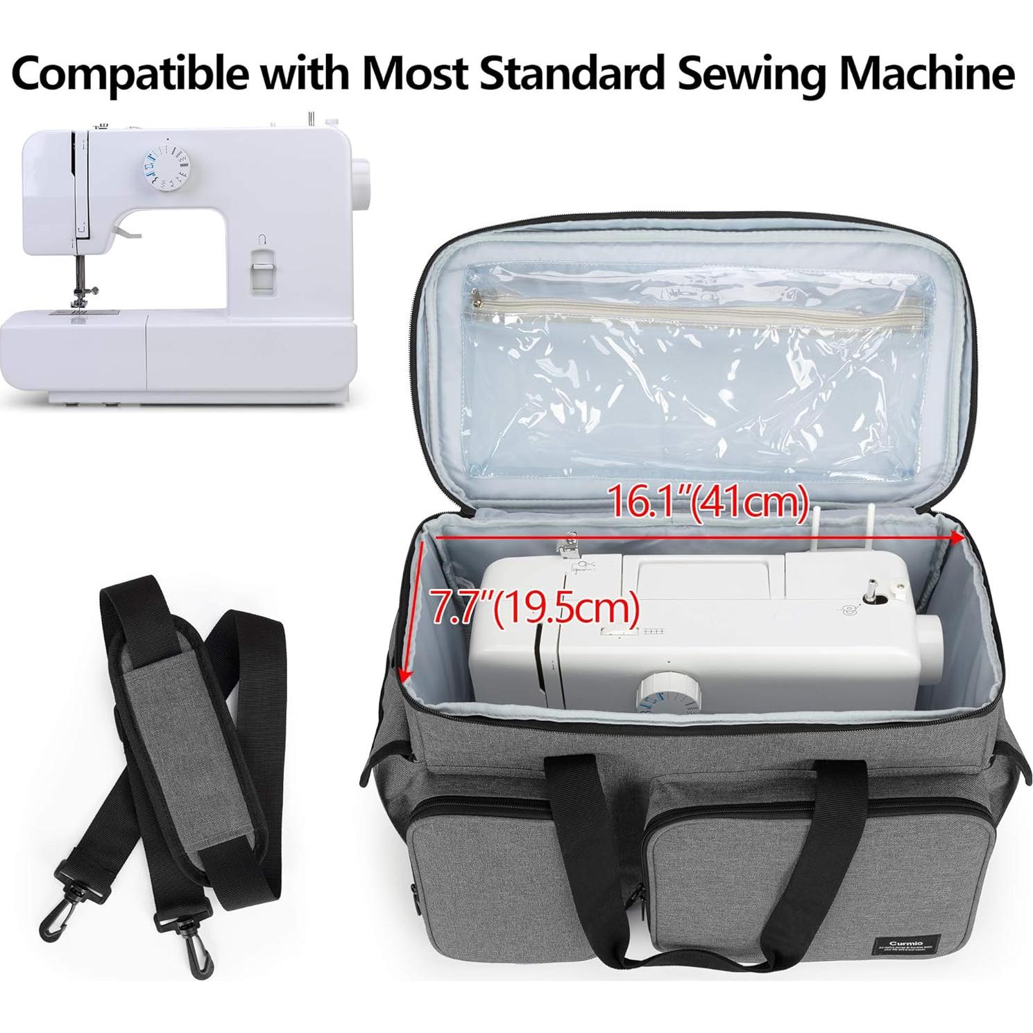 Funda para Máquina de Coser CURMIO Gris Universal 42.7x20.1x32cm