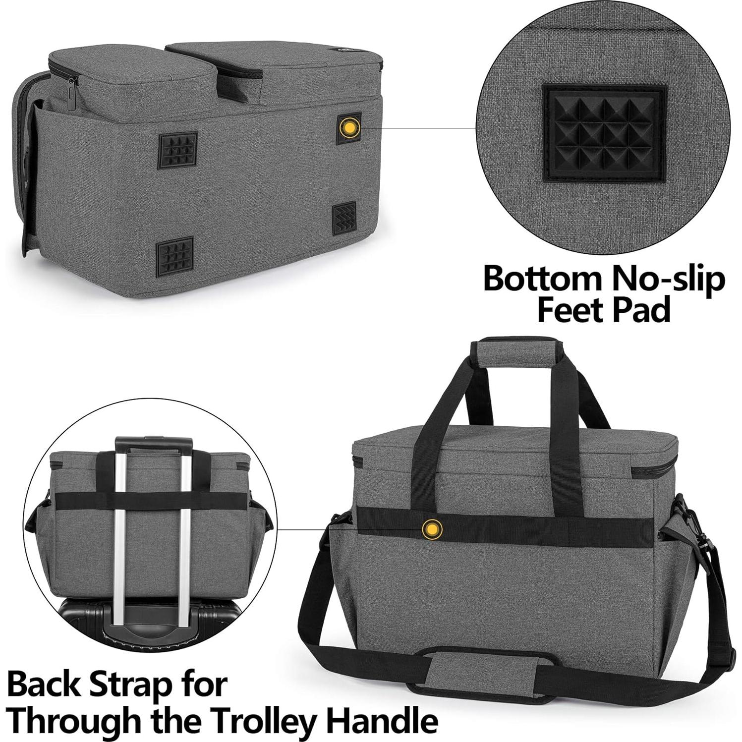 Funda para Máquina de Coser CURMIO Gris Universal 42.7x20.1x32cm