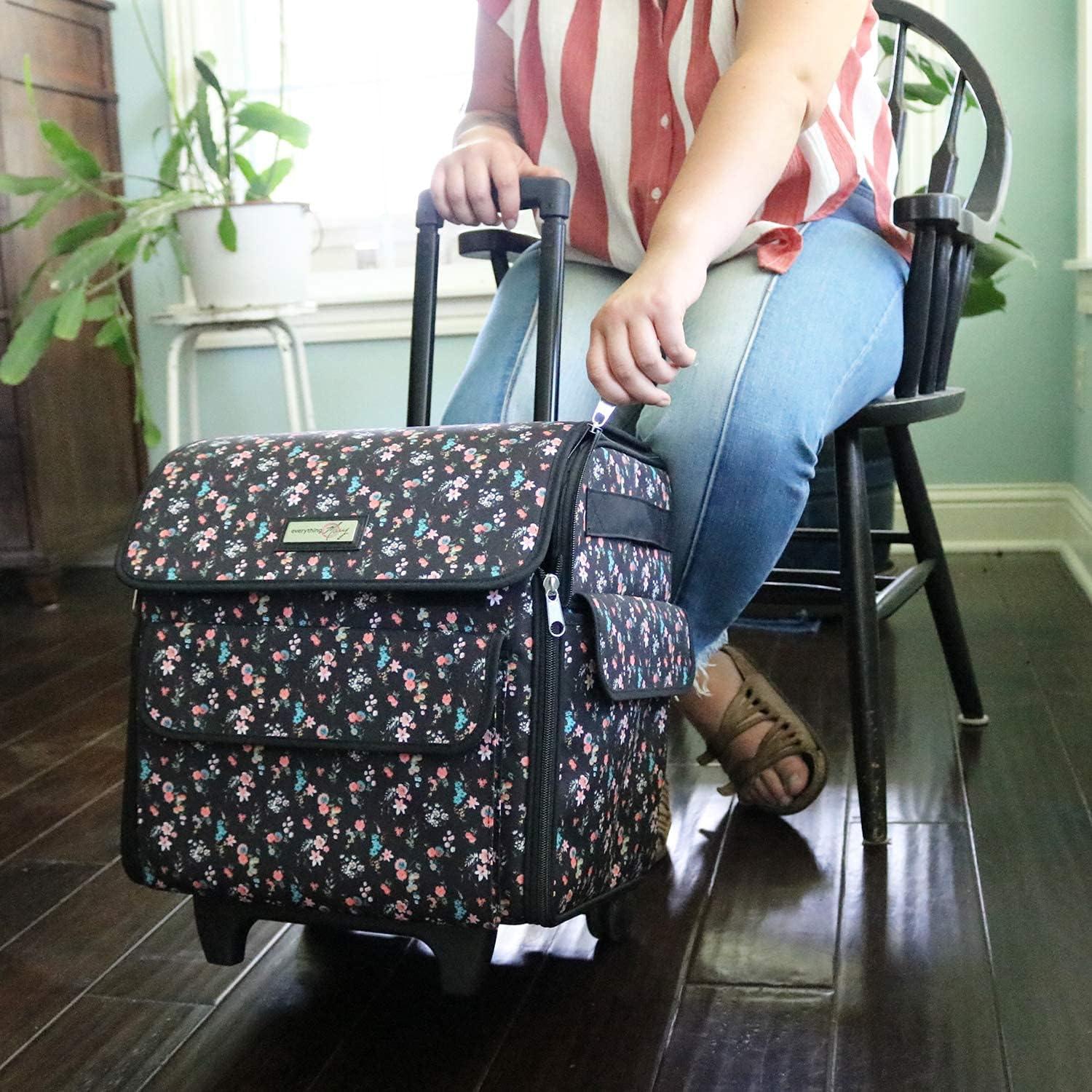 Bolsa de Transporte Todo Mary para Máquina Overlock Floral